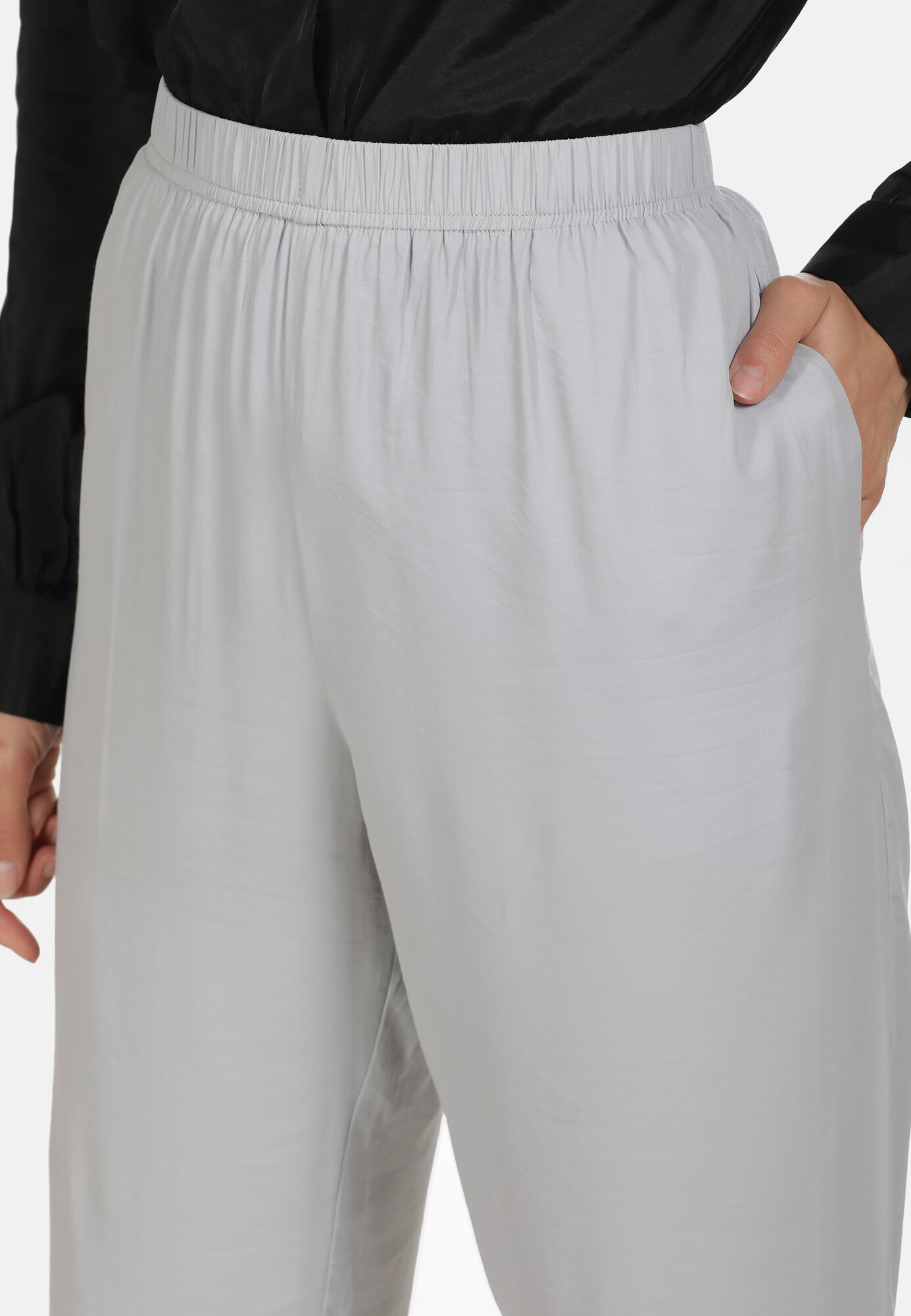 usha WHITE LABEL Pantaloni gri deschis - Pled.ro