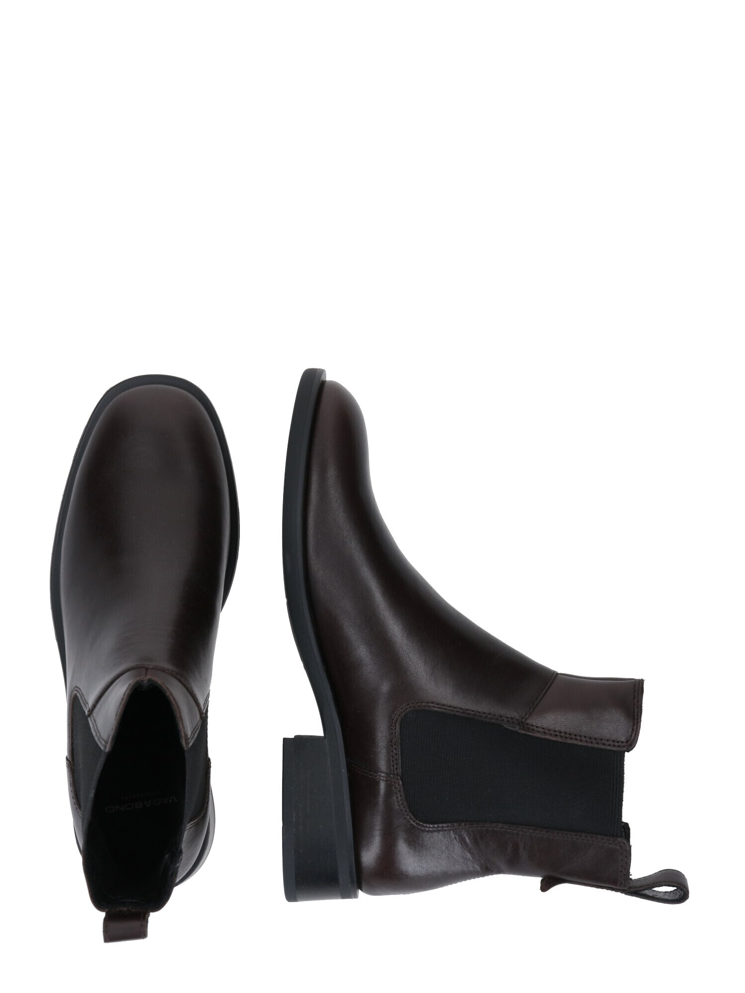 VAGABOND SHOEMAKERS Ghete chelsea 'SHEILA' maro / negru - Pled.ro