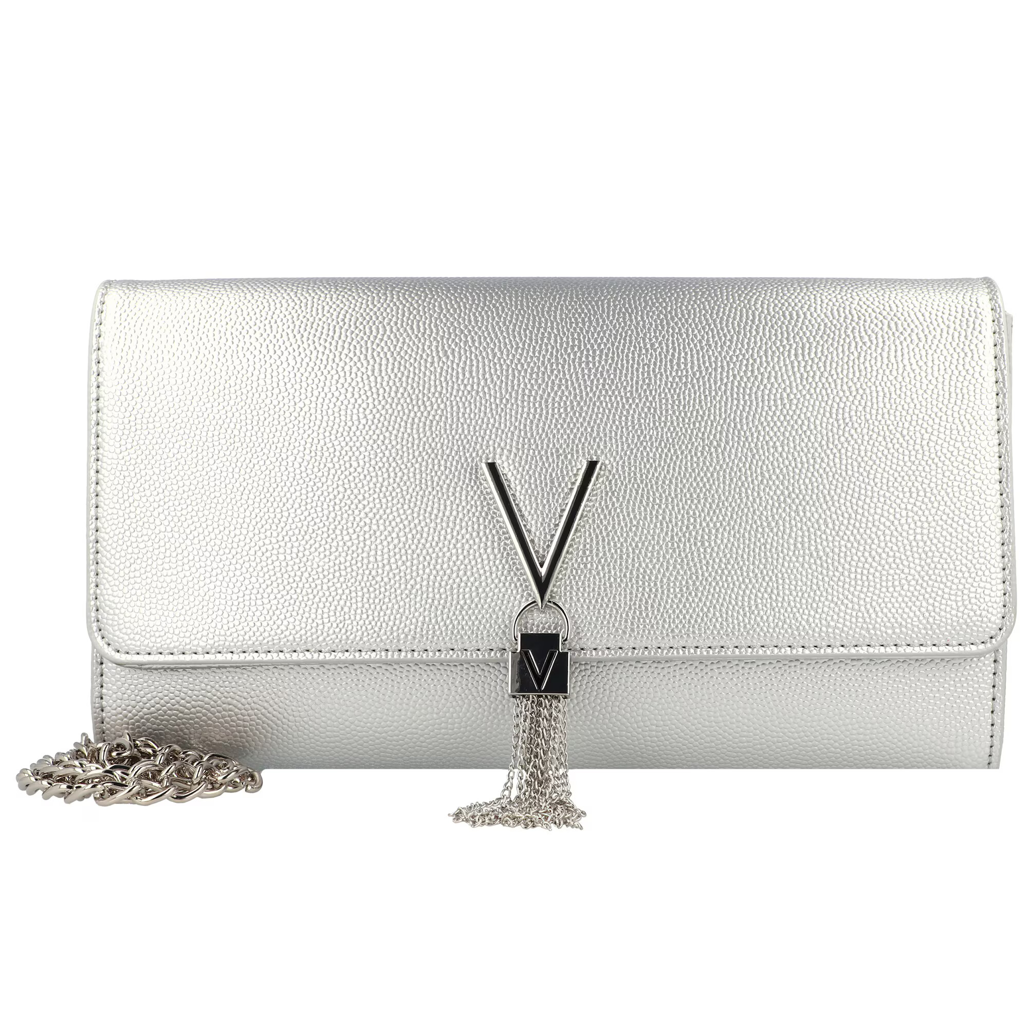 VALENTINO Clutch 'Divina ' argintiu - Pled.ro