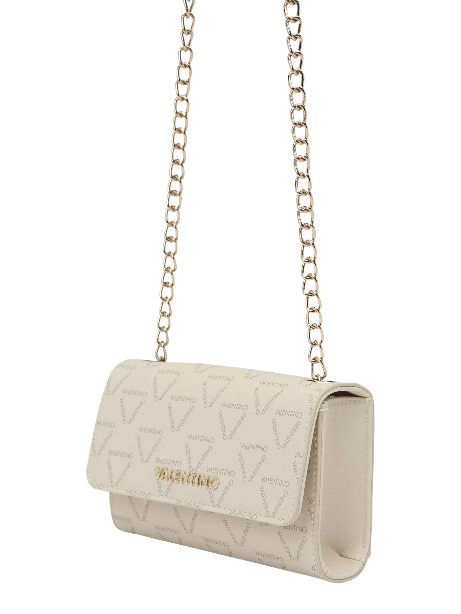 VALENTINO Clutch 'PRETTY' ecru / auriu / gri - Pled.ro