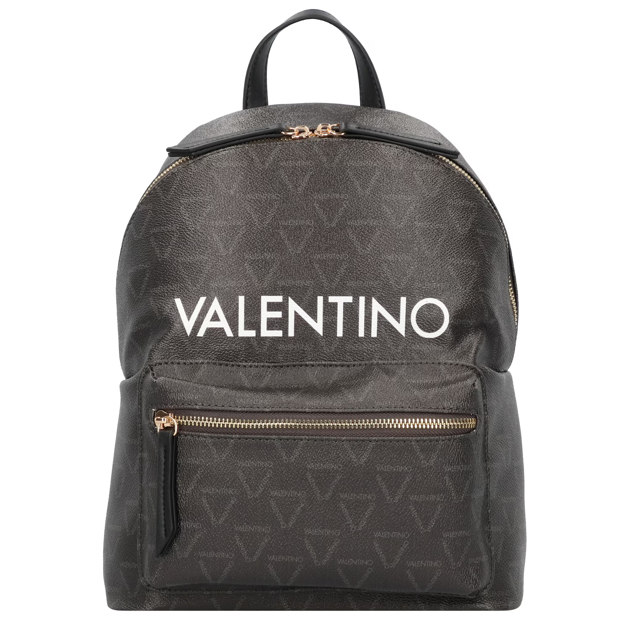 VALENTINO Rucsac 'Liuto' gri / gri metalic / alb - Pled.ro