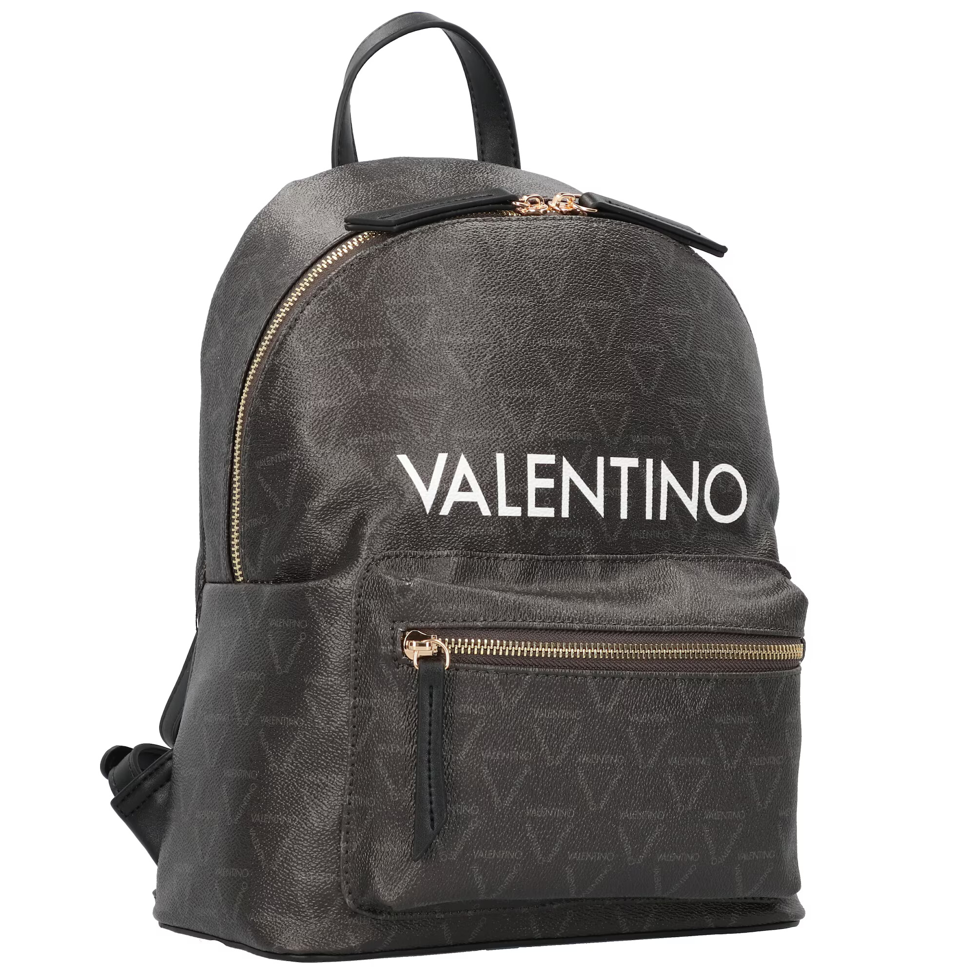 VALENTINO Rucsac 'Liuto' gri / gri metalic / alb - Pled.ro