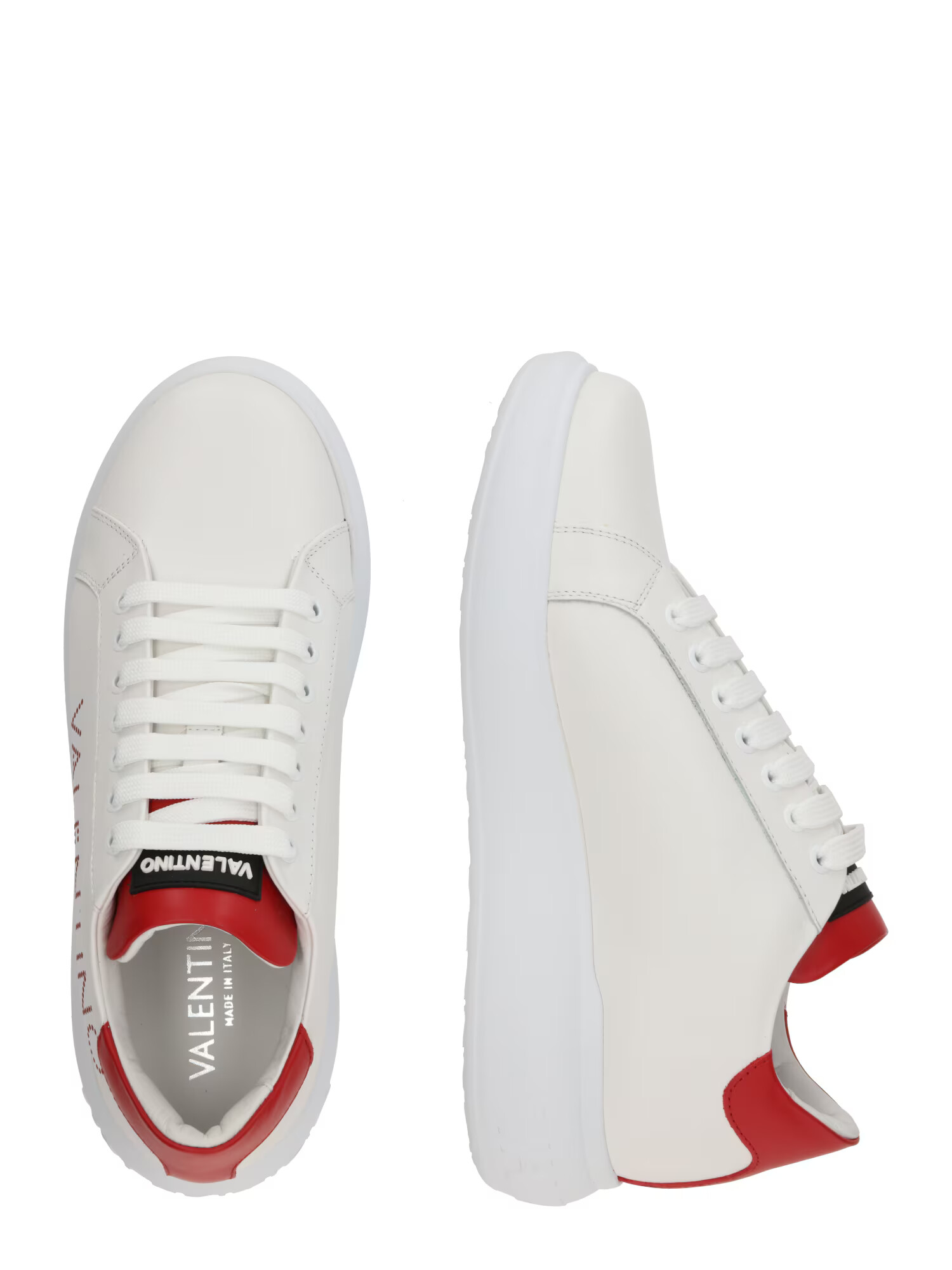 Valentino Shoes Sneaker low roșu / alb - Pled.ro