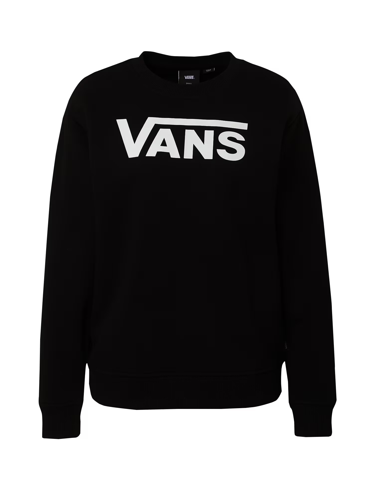 VANS Bluză de molton negru / alb - Pled.ro