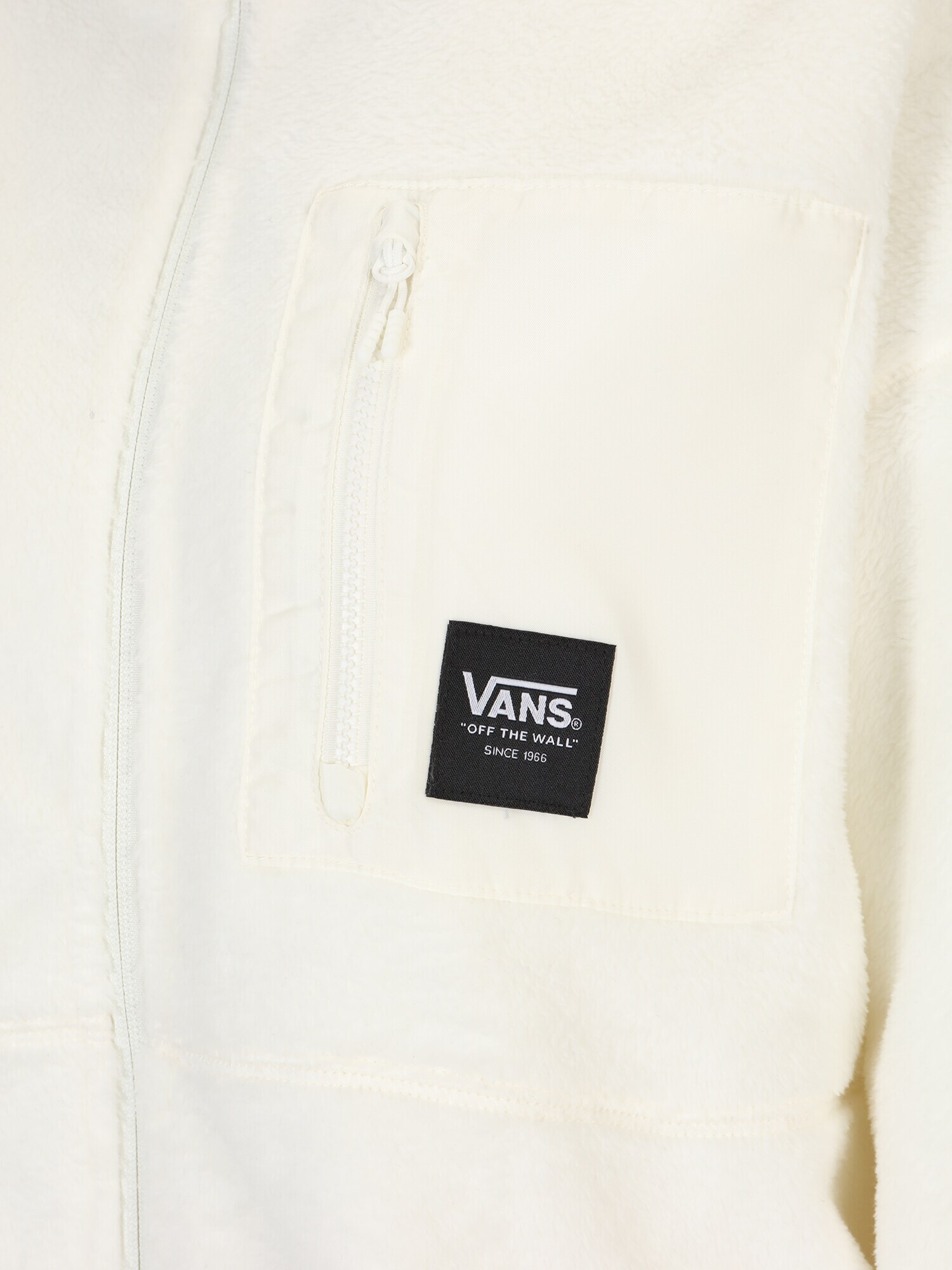 VANS Jachetă fleece negru / alb natural - Pled.ro