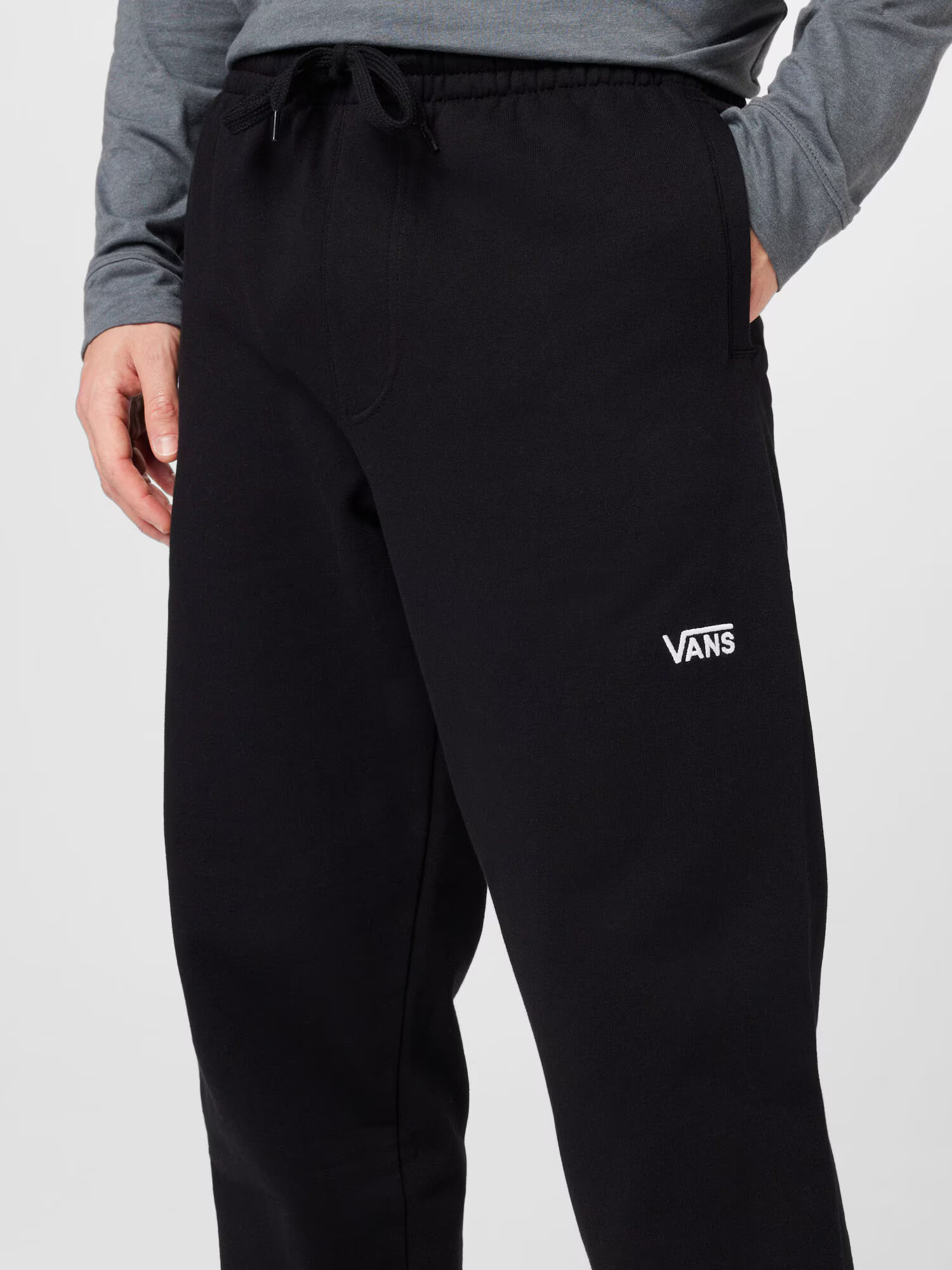 VANS Pantaloni negru / alb - Pled.ro