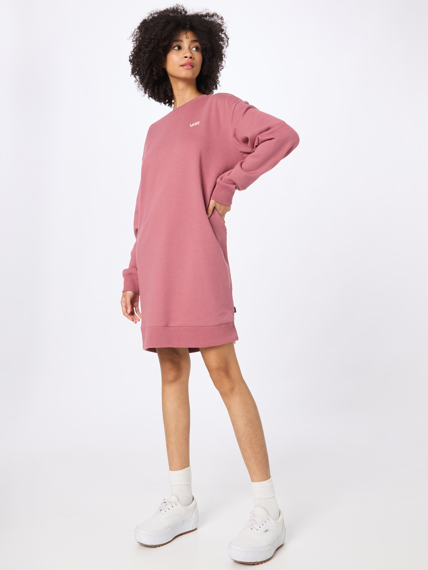 VANS Rochie 'FLYING' roz / alb - Pled.ro