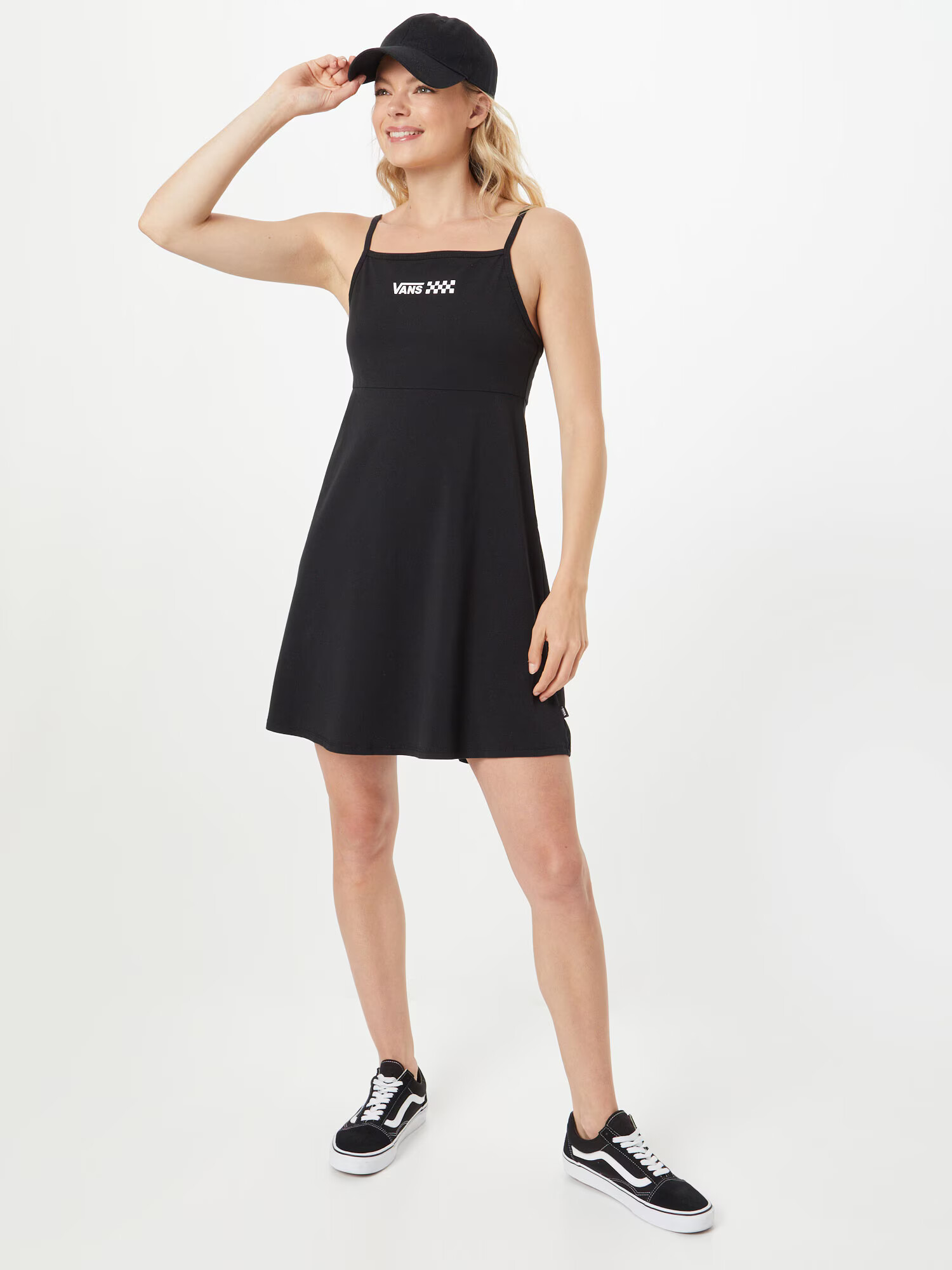 VANS Rochie 'SUPER FUN' negru / alb - Pled.ro