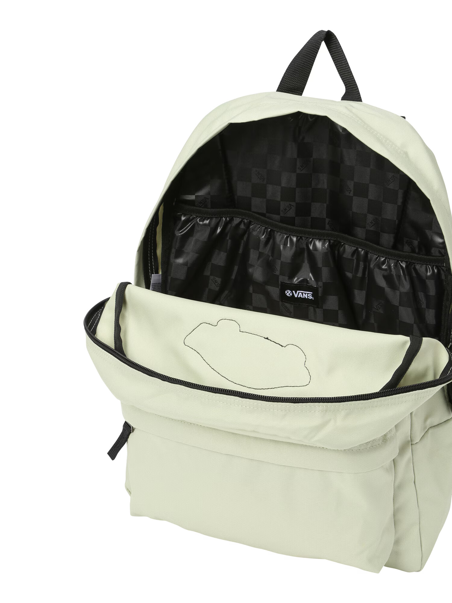 VANS Rucsac 'REALM' verde pastel / negru / alb - Pled.ro