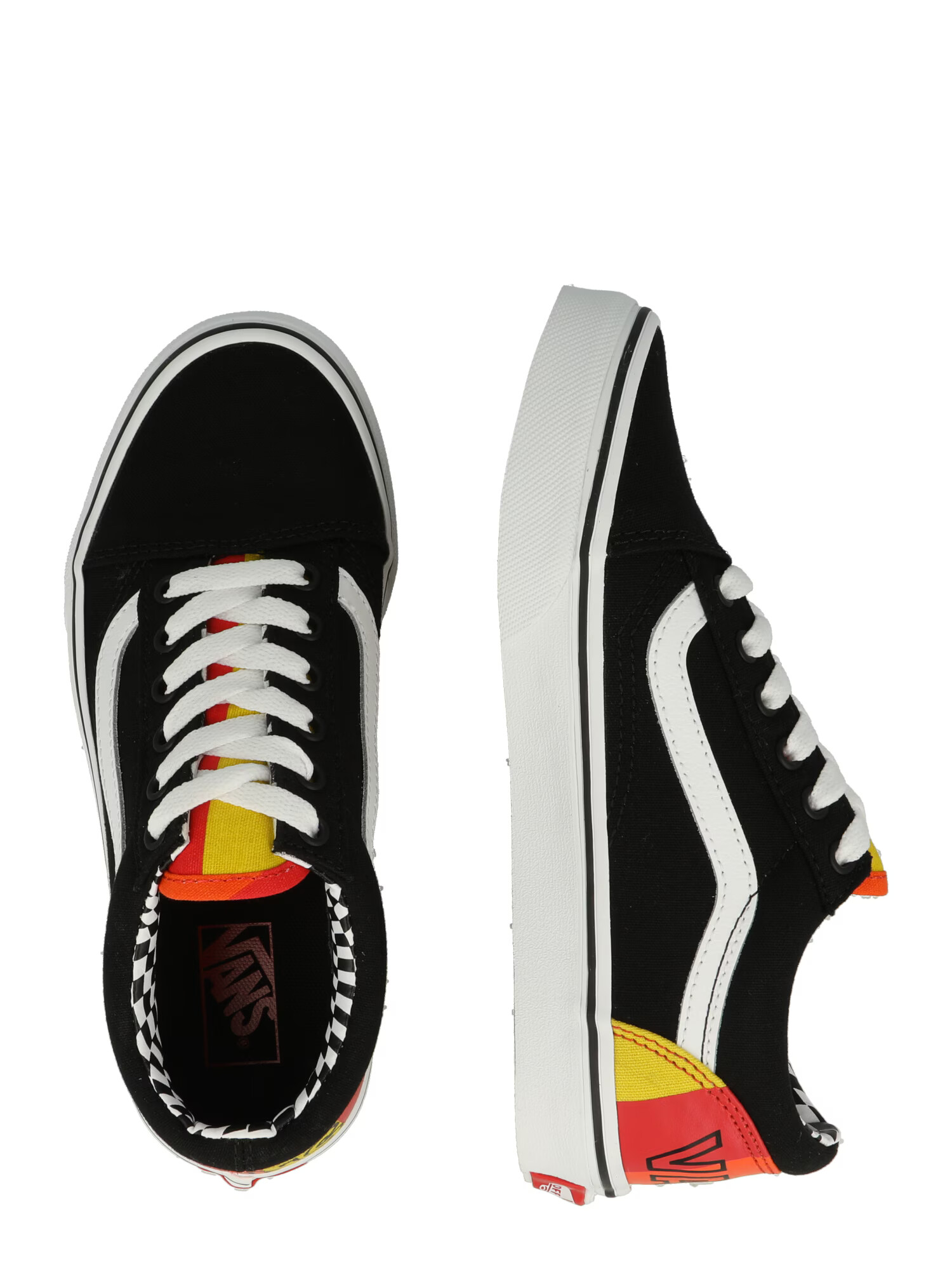 VANS Sneaker galben auriu / roșu orange / negru / alb - Pled.ro