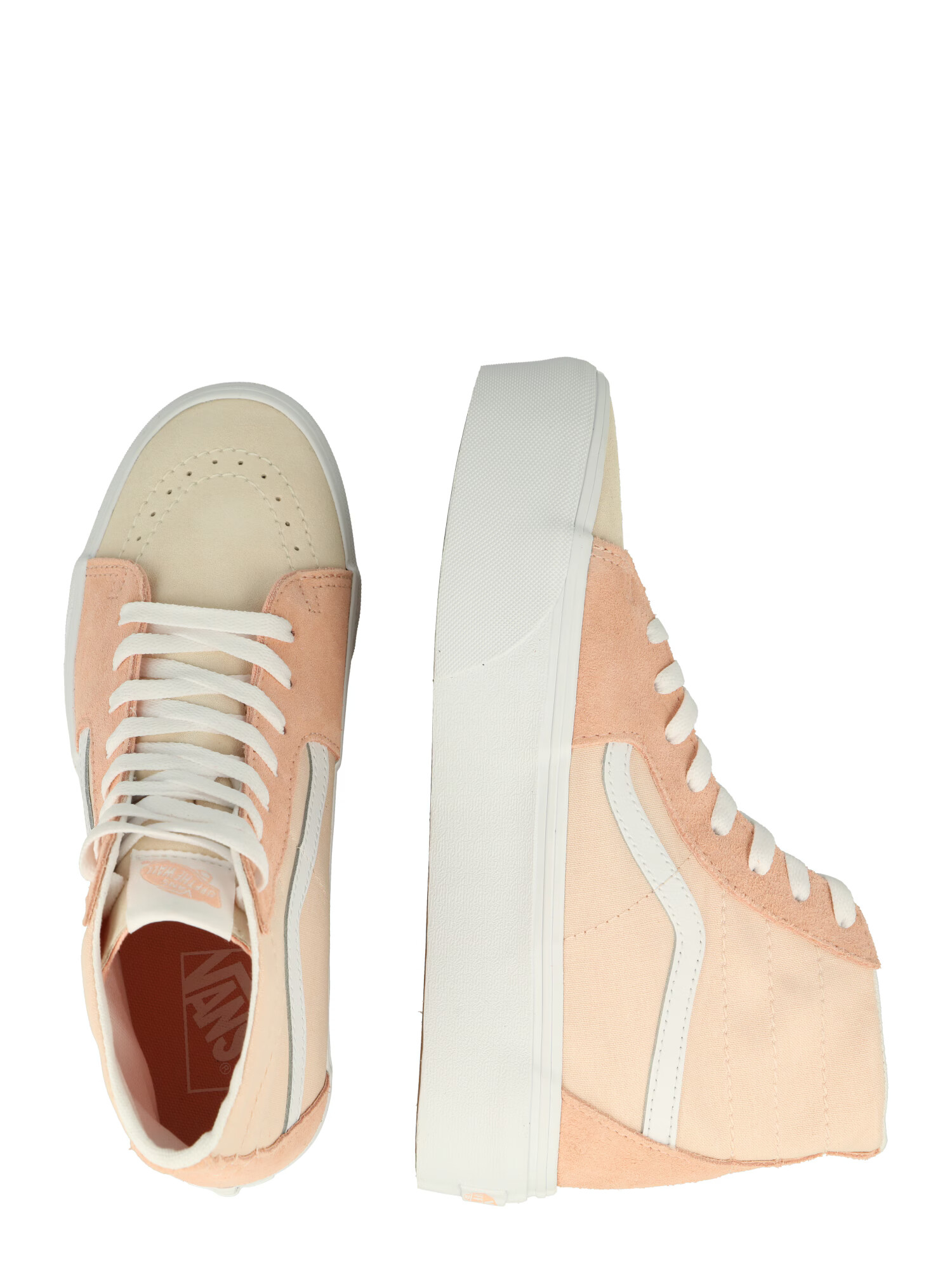 VANS Sneaker înalt 'UA SK8-HI' portocaliu piersică / portocaliu pastel / alb - Pled.ro