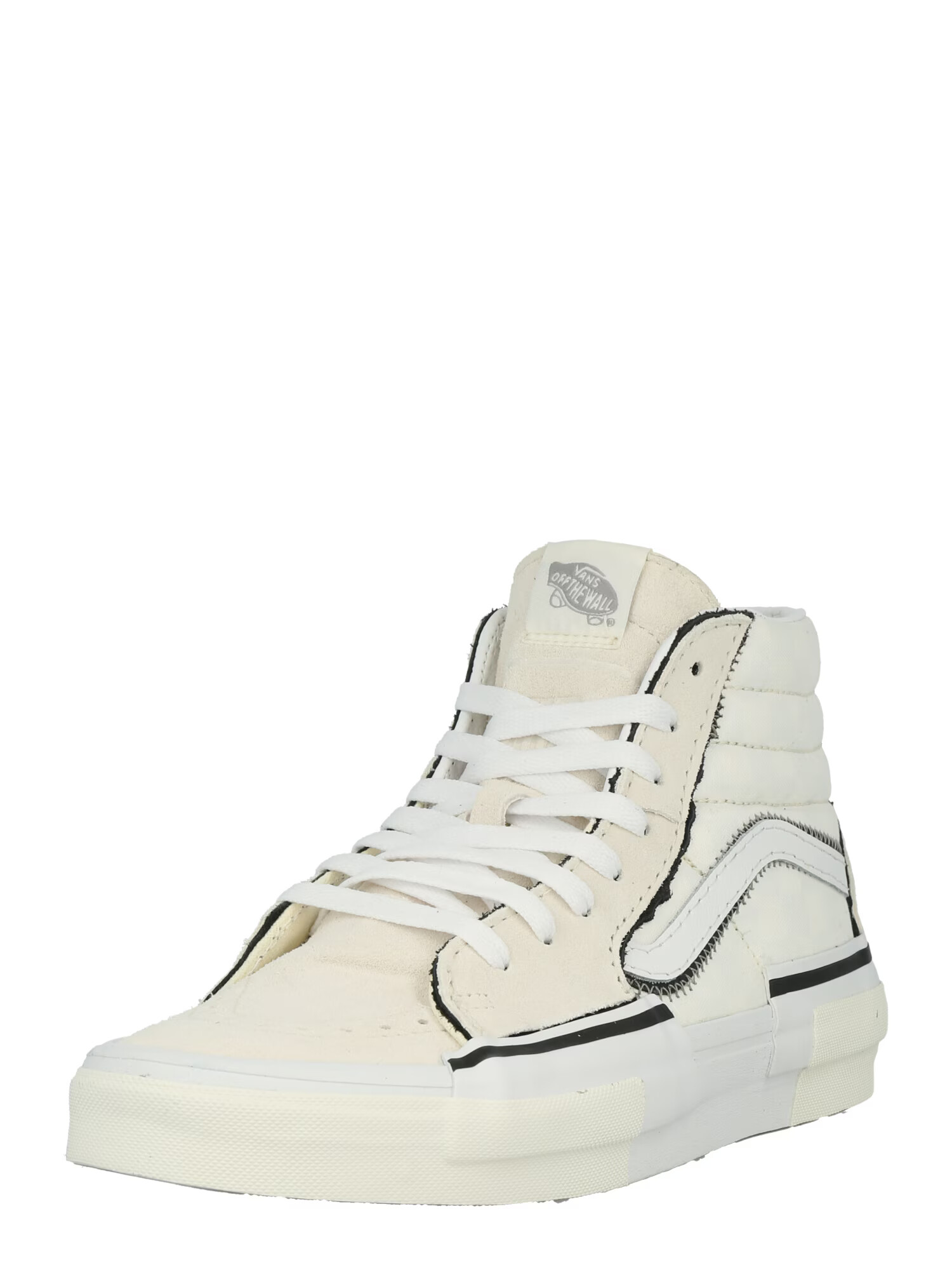 VANS Sneaker înalt 'SK8-Hi Reconstruct' crem / negru / alb - Pled.ro