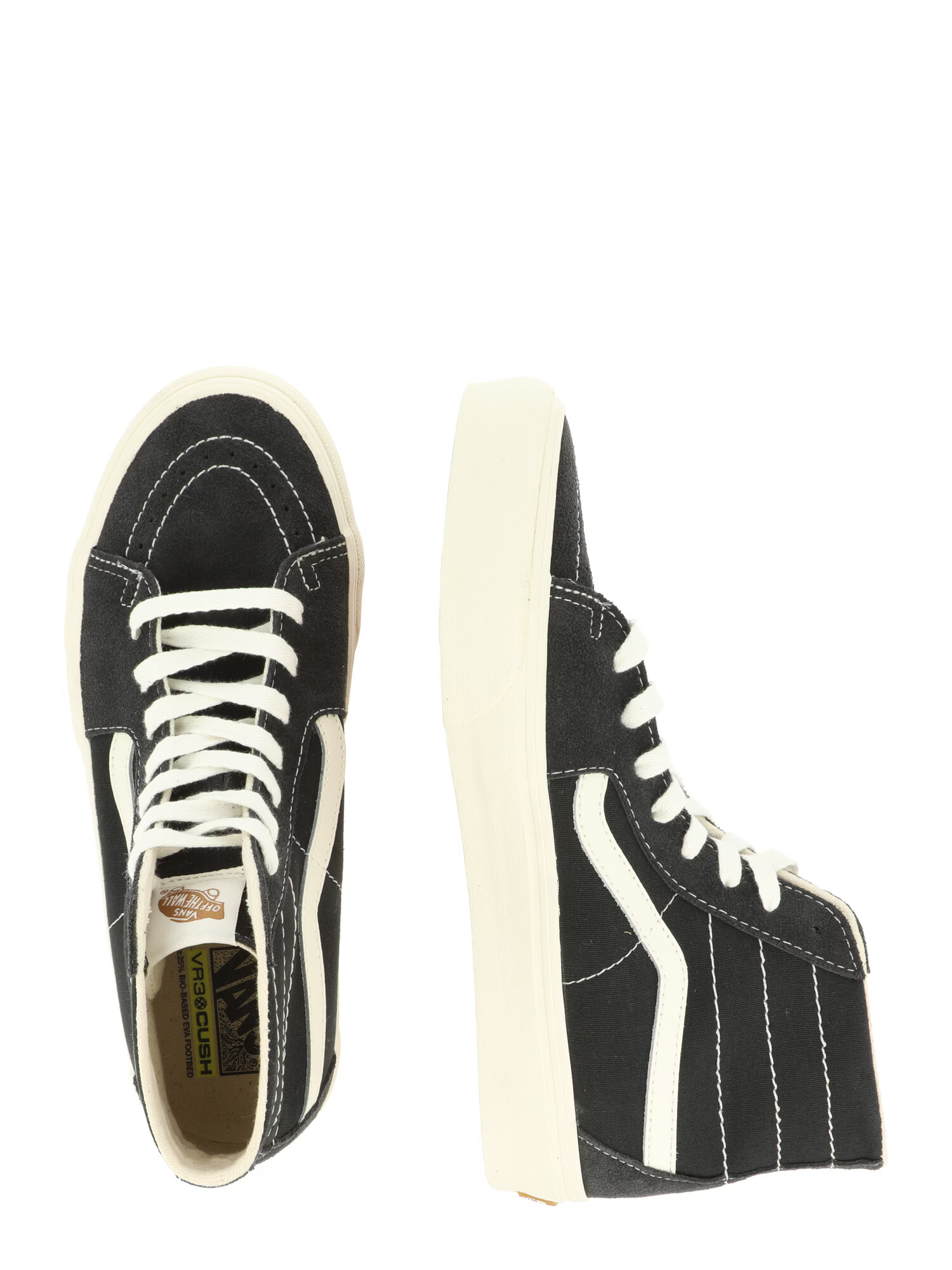 VANS Sneaker înalt negru / alb - Pled.ro