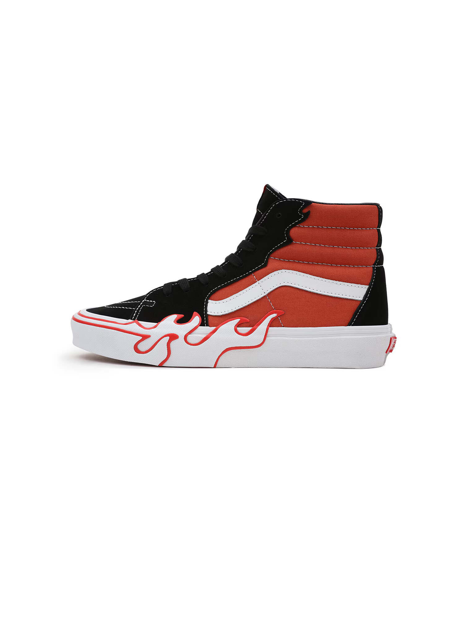 VANS Sneaker înalt 'SK8-Hi Flame' ocru / negru / alb - Pled.ro