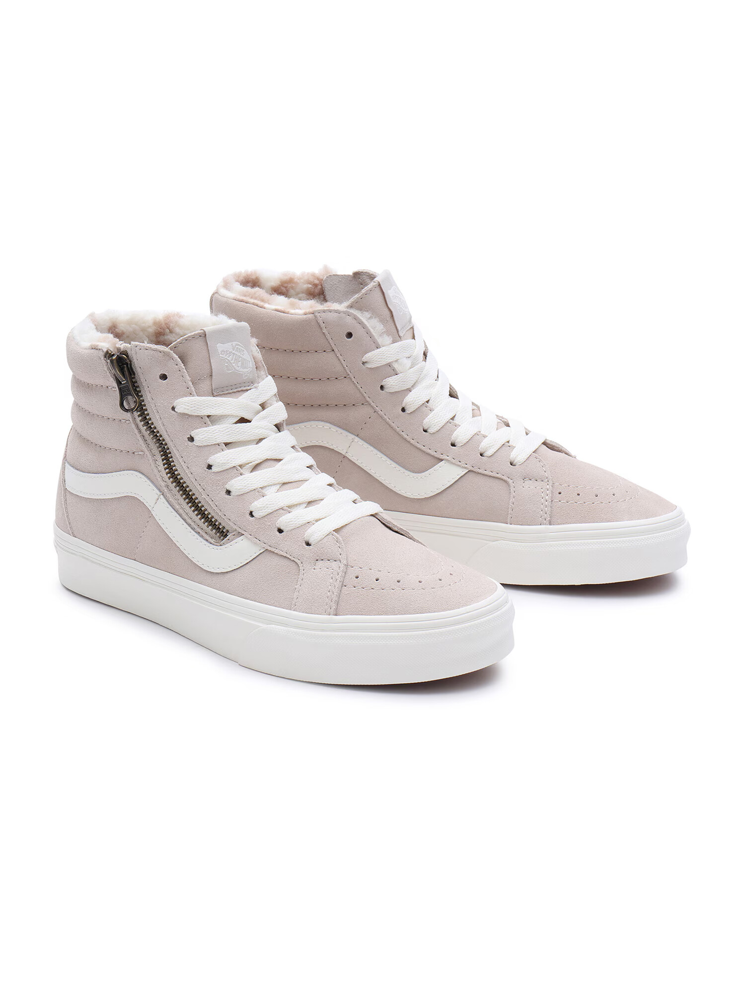 VANS Sneaker înalt 'SK8-Hi' gri taupe / alb - Pled.ro