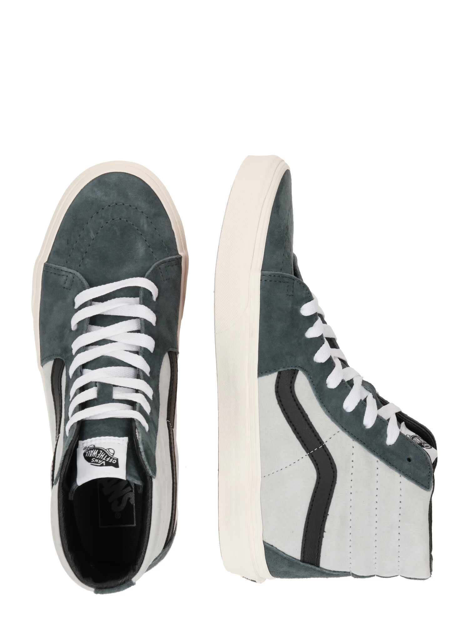 VANS Sneaker înalt 'SK8-Hi' gri / verde închis / negru - Pled.ro