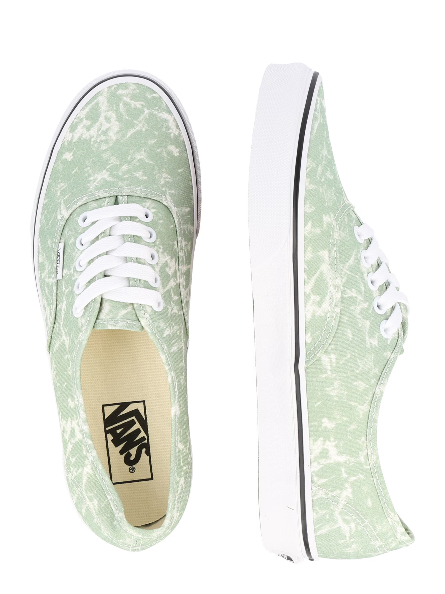 VANS Sneaker low 'Authentic' verde / alb - Pled.ro