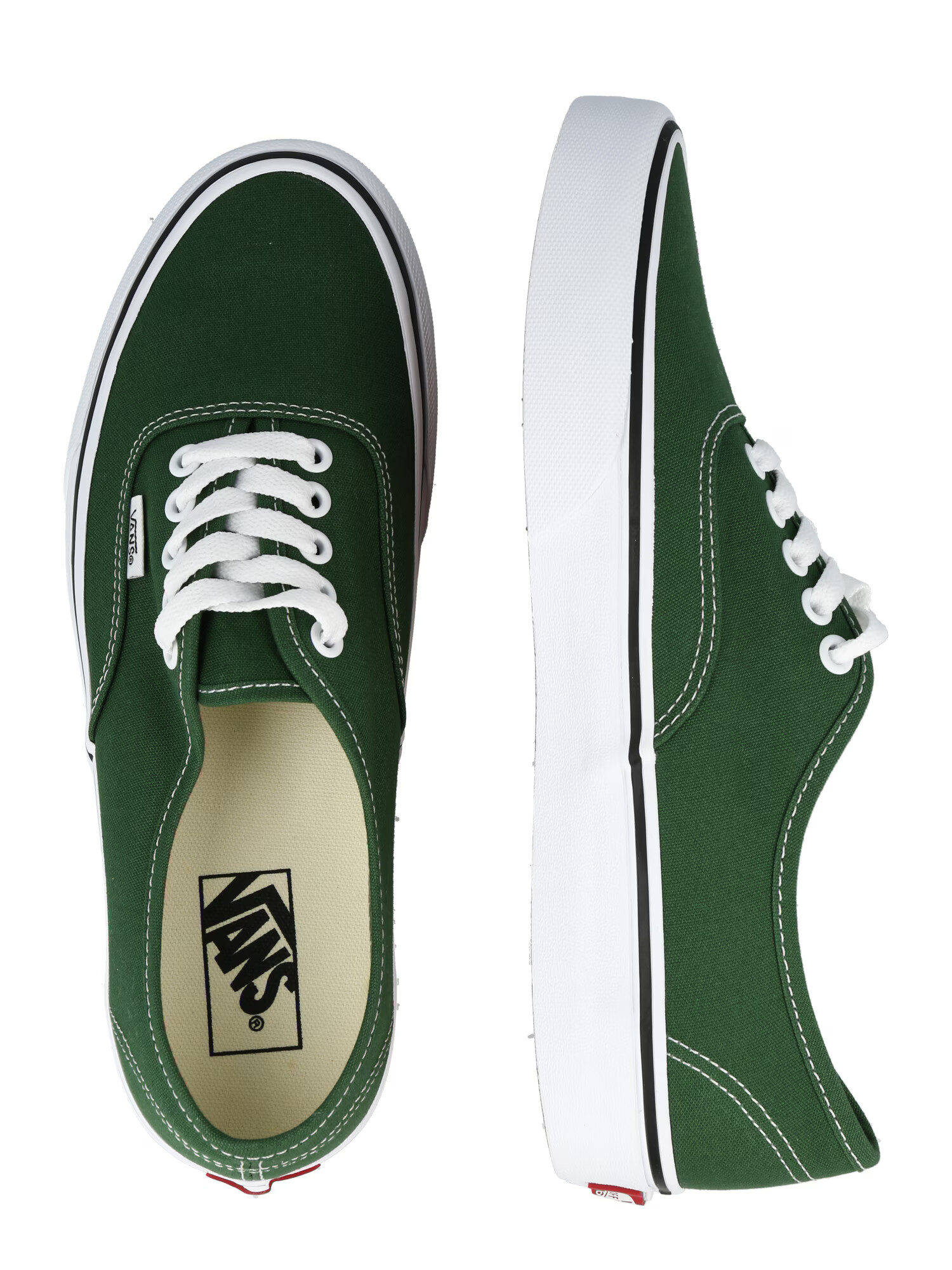 VANS Sneaker low verde închis / alb - Pled.ro