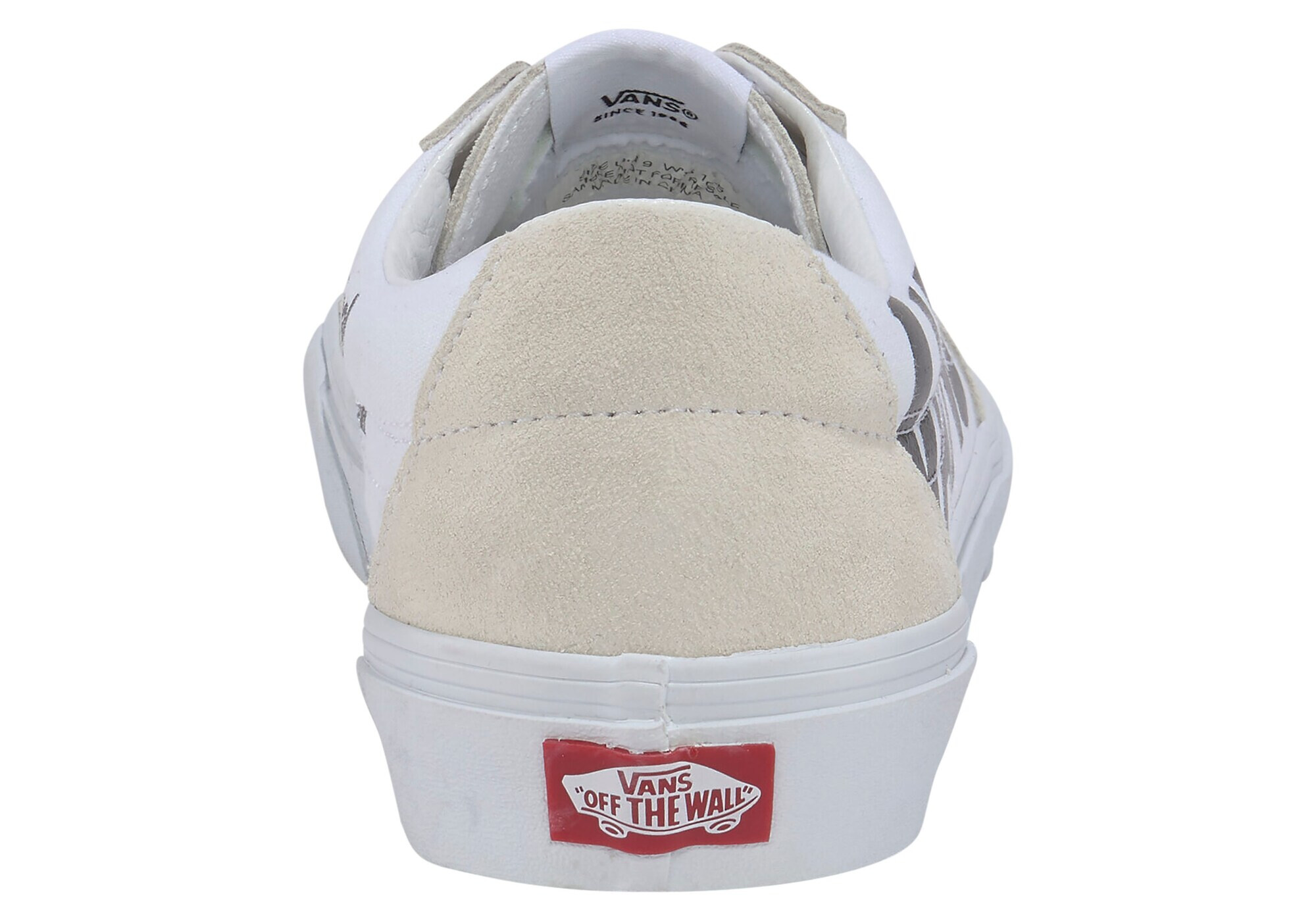 VANS Sneaker low negru / alb coajă de ou - Pled.ro