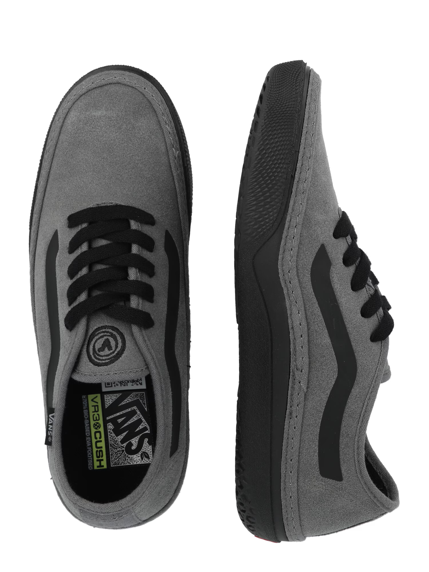 VANS Sneaker low 'Circle' gri închis / negru - Pled.ro