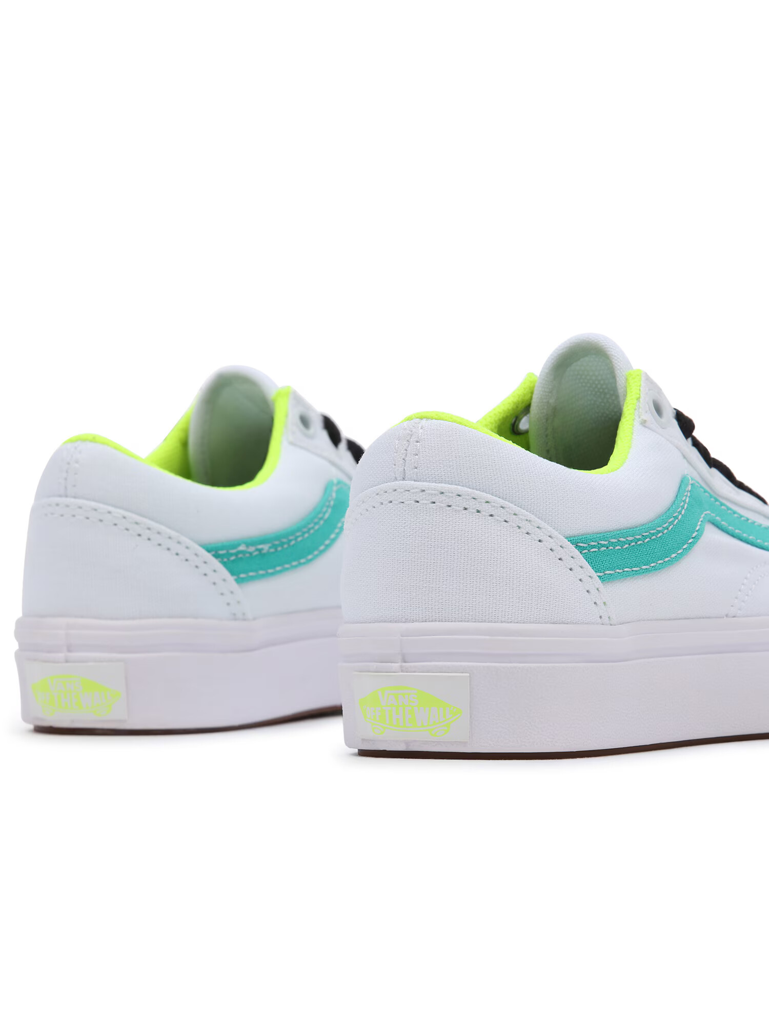 VANS Sneaker 'Comfy Cush' azur / verde neon / negru / alb - Pled.ro