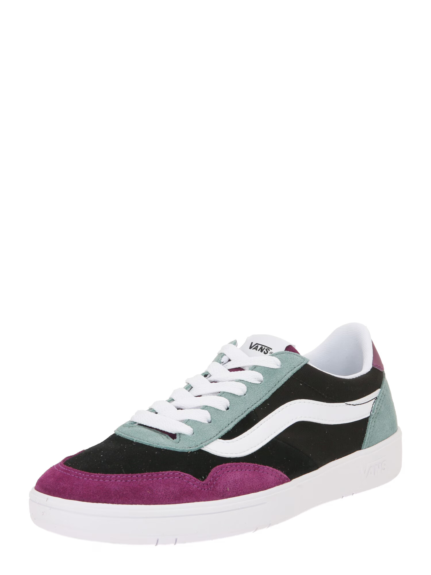 VANS Sneaker low 'Cruze' verde jad / mov zmeură / negru / alb - Pled.ro