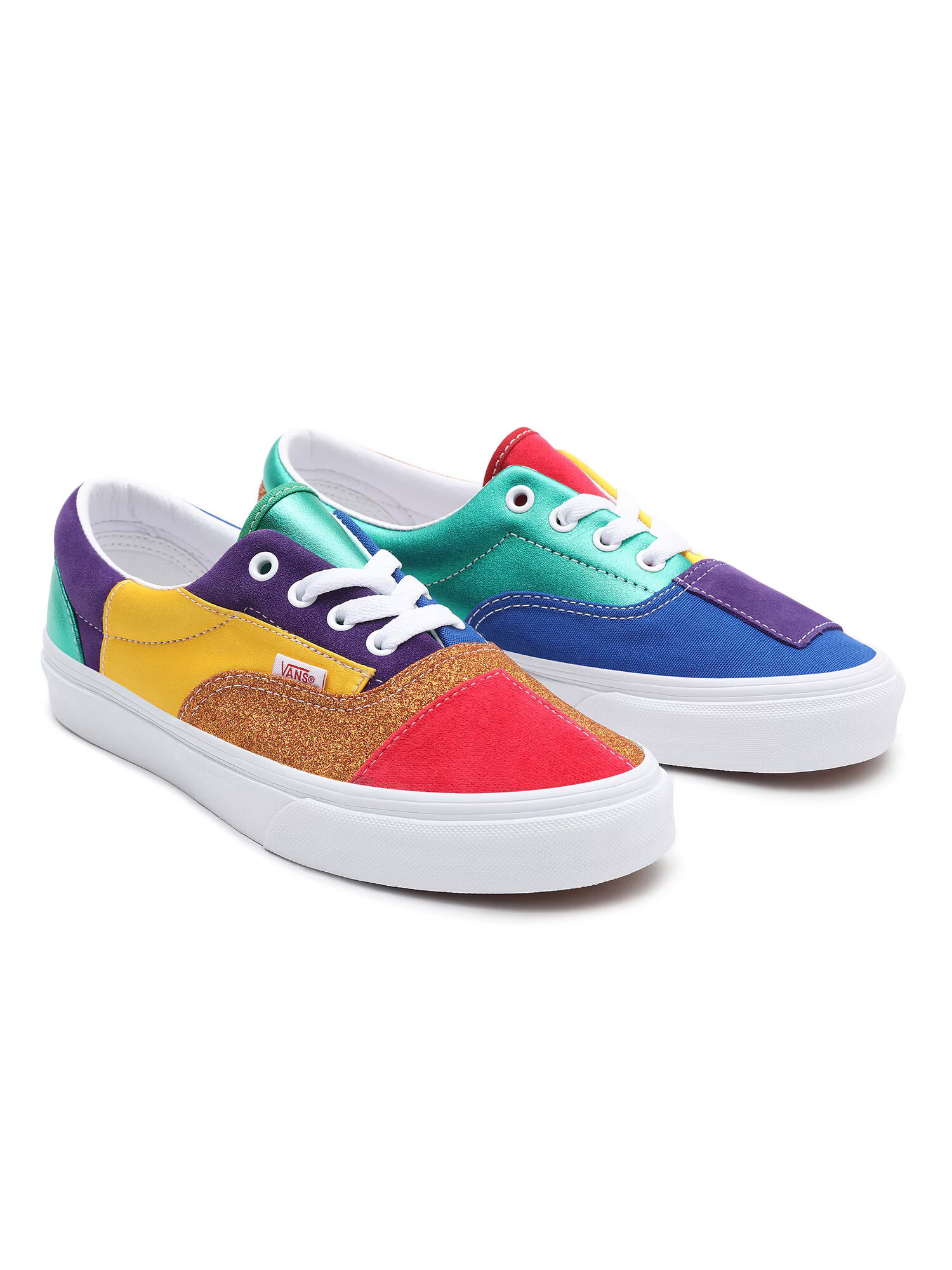 VANS Sneaker low 'Era' maro / galben / verde / mov închis / roșu - Pled.ro