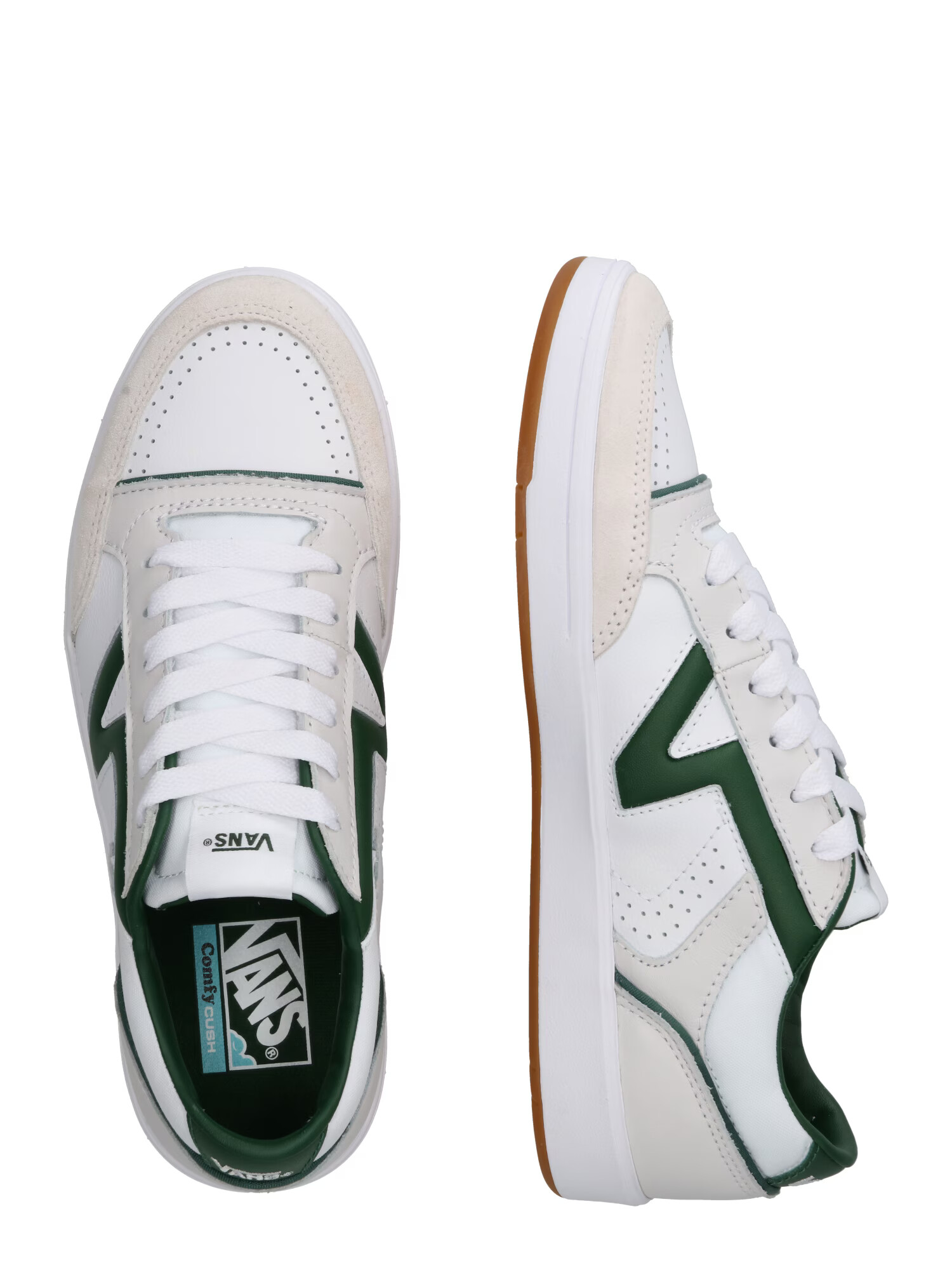 VANS Sneaker low gri deschis / verde iarbă / alb - Pled.ro