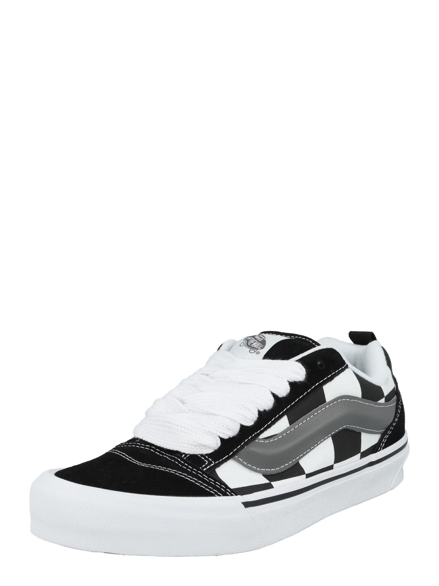 VANS Sneaker low 'Knu Skool' gri metalic / negru / alb - Pled.ro