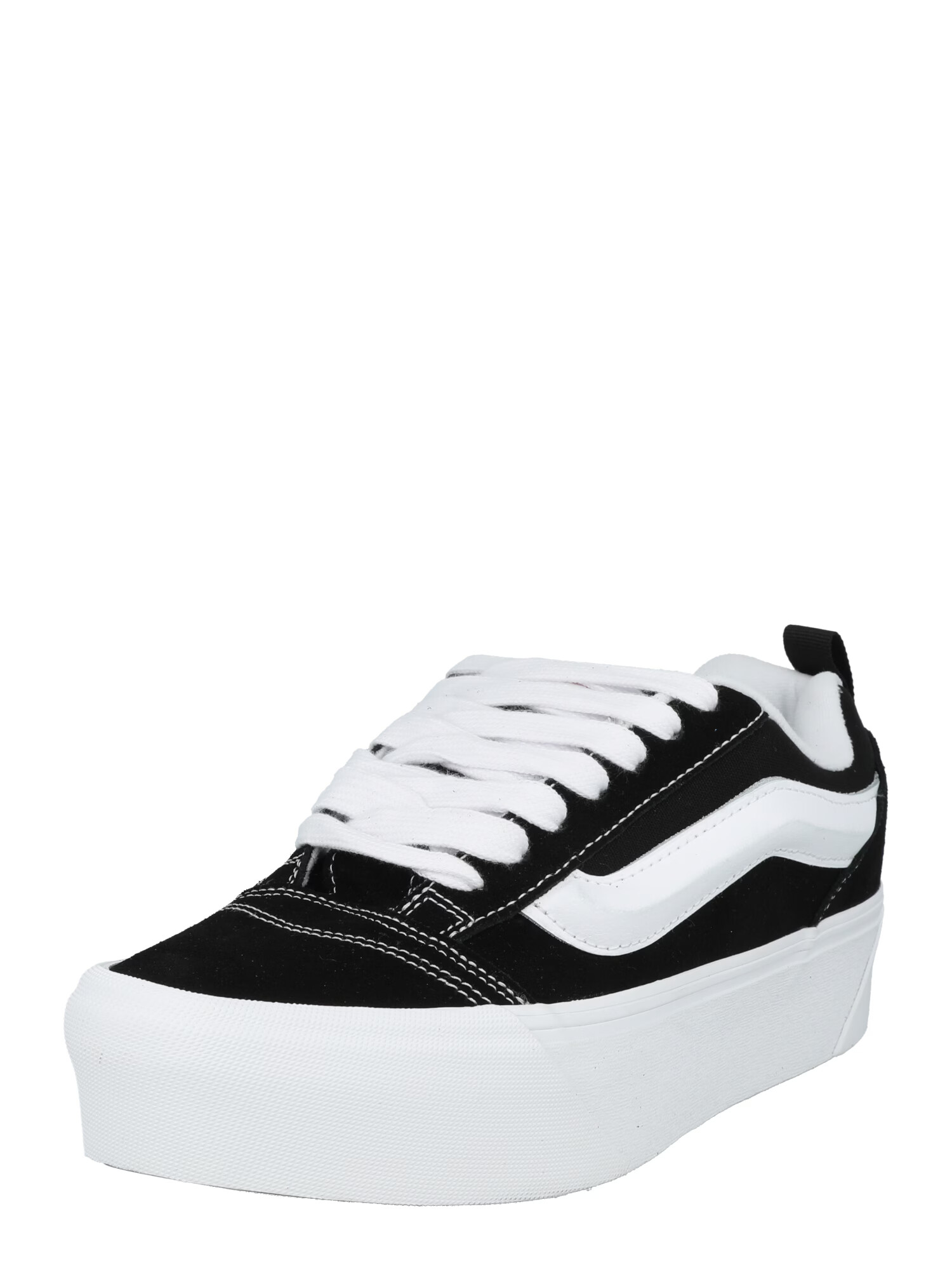 VANS Sneaker low 'Knu Stack' negru / alb - Pled.ro