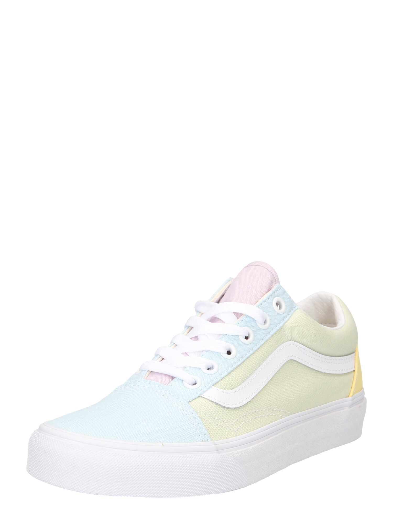 VANS Sneaker low 'Old Skool' albastru deschis / galben deschis / verde deschis / roz / alb - Pled.ro