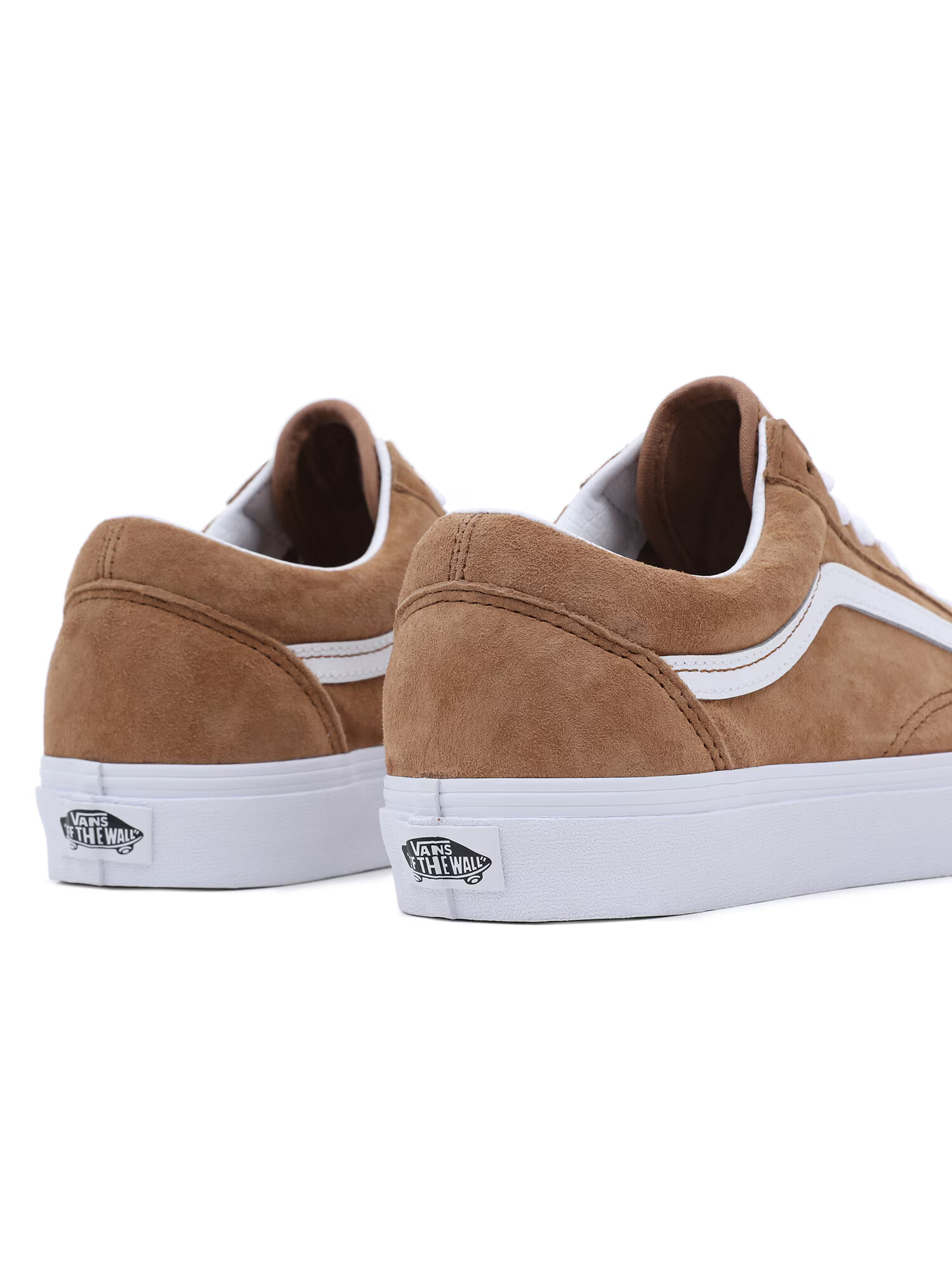 VANS Sneaker low 'Old Skool' maro caramel / alb - Pled.ro