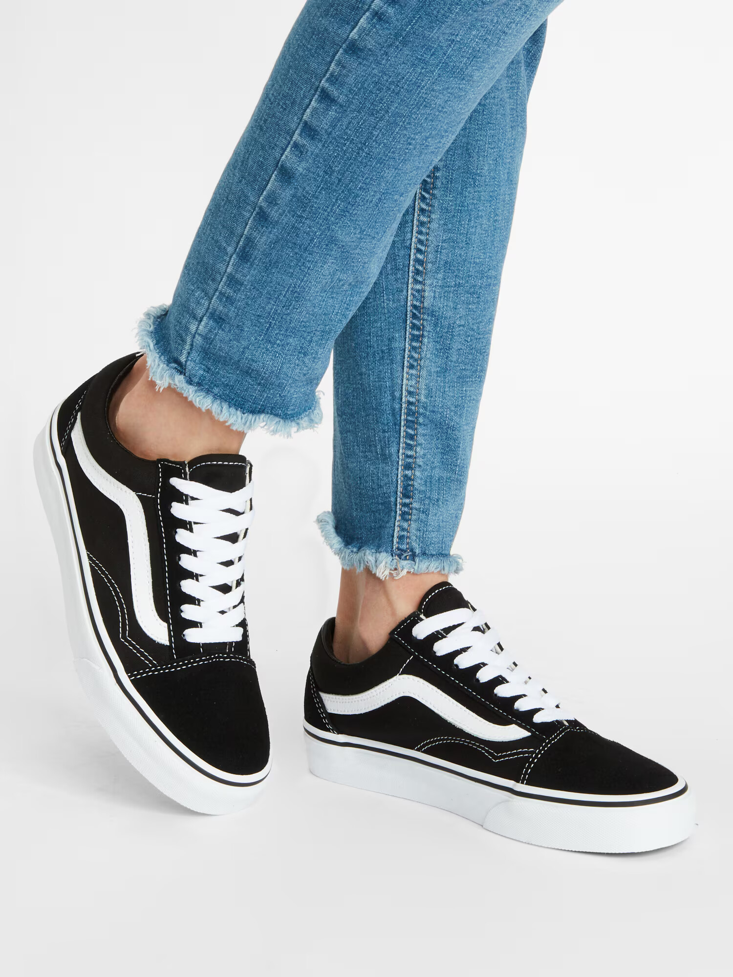 VANS Sneaker low 'Old Skool' negru / alb - Pled.ro