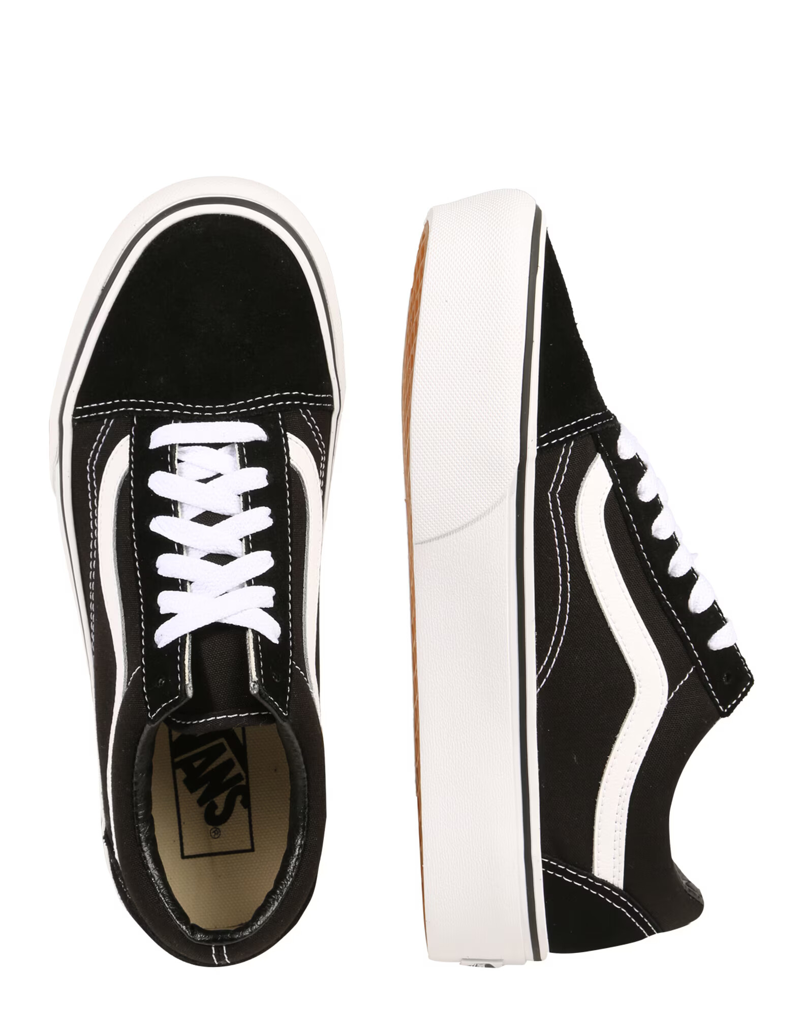 VANS Sneaker low 'Old Skool' negru / alb - Pled.ro