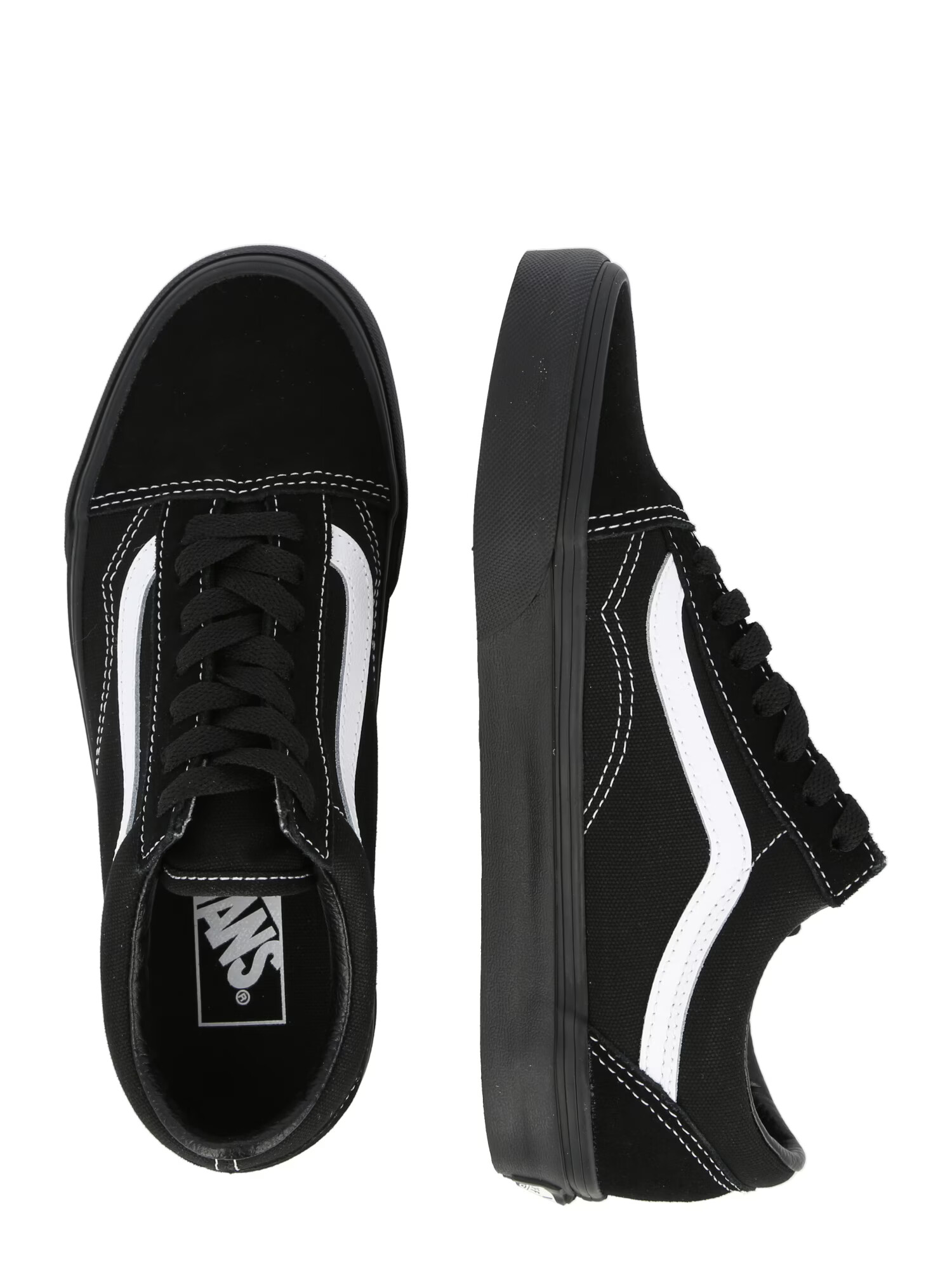 VANS Sneaker low 'Old Skool' negru / alb - Pled.ro