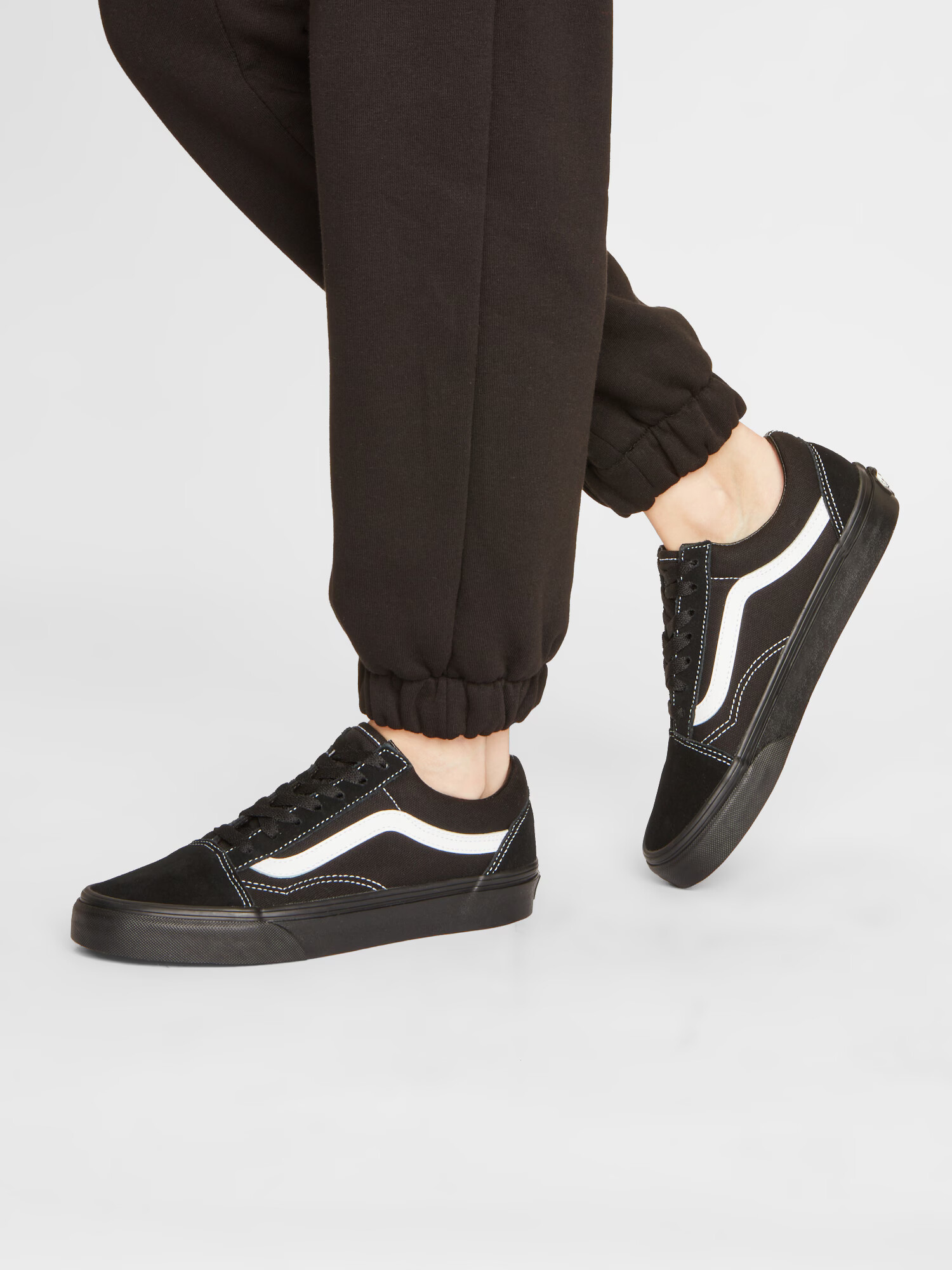 VANS Sneaker low 'Old Skool' negru / alb - Pled.ro