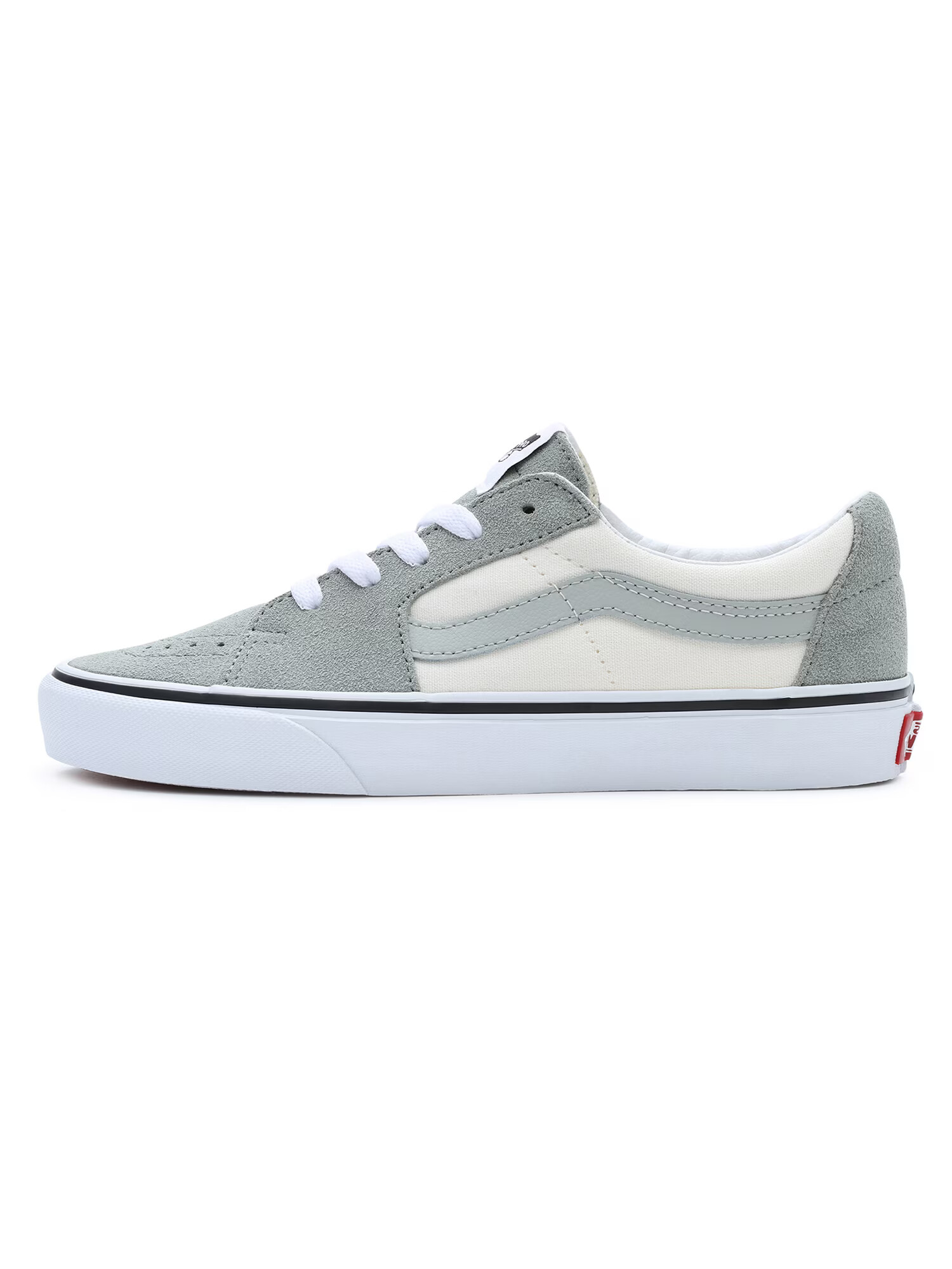 VANS Sneaker low 'SK8-Low' crem / gri / roșu / negru / alb - Pled.ro