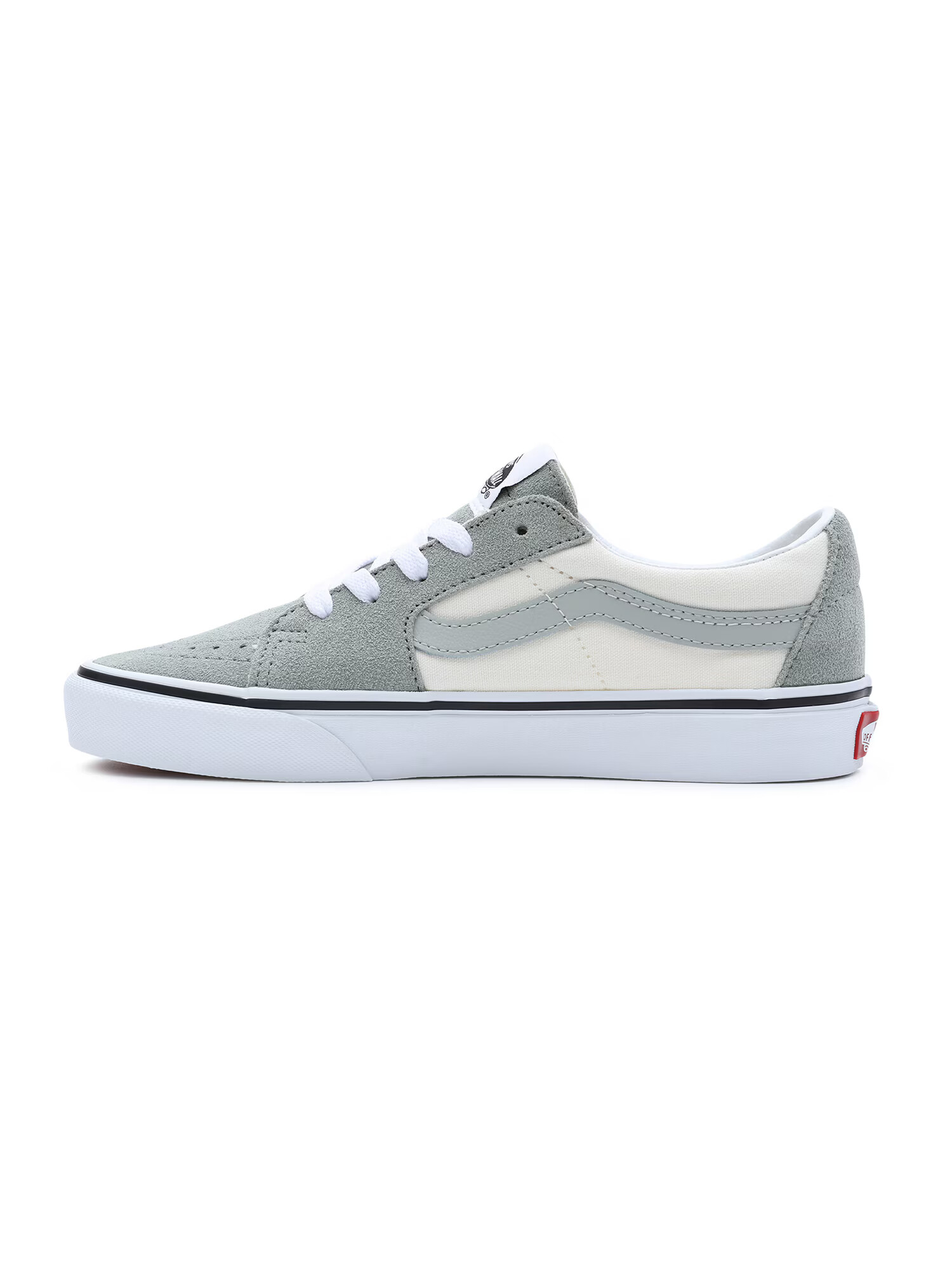 VANS Sneaker low 'SK8-Low' crem / gri / roșu / negru / alb - Pled.ro