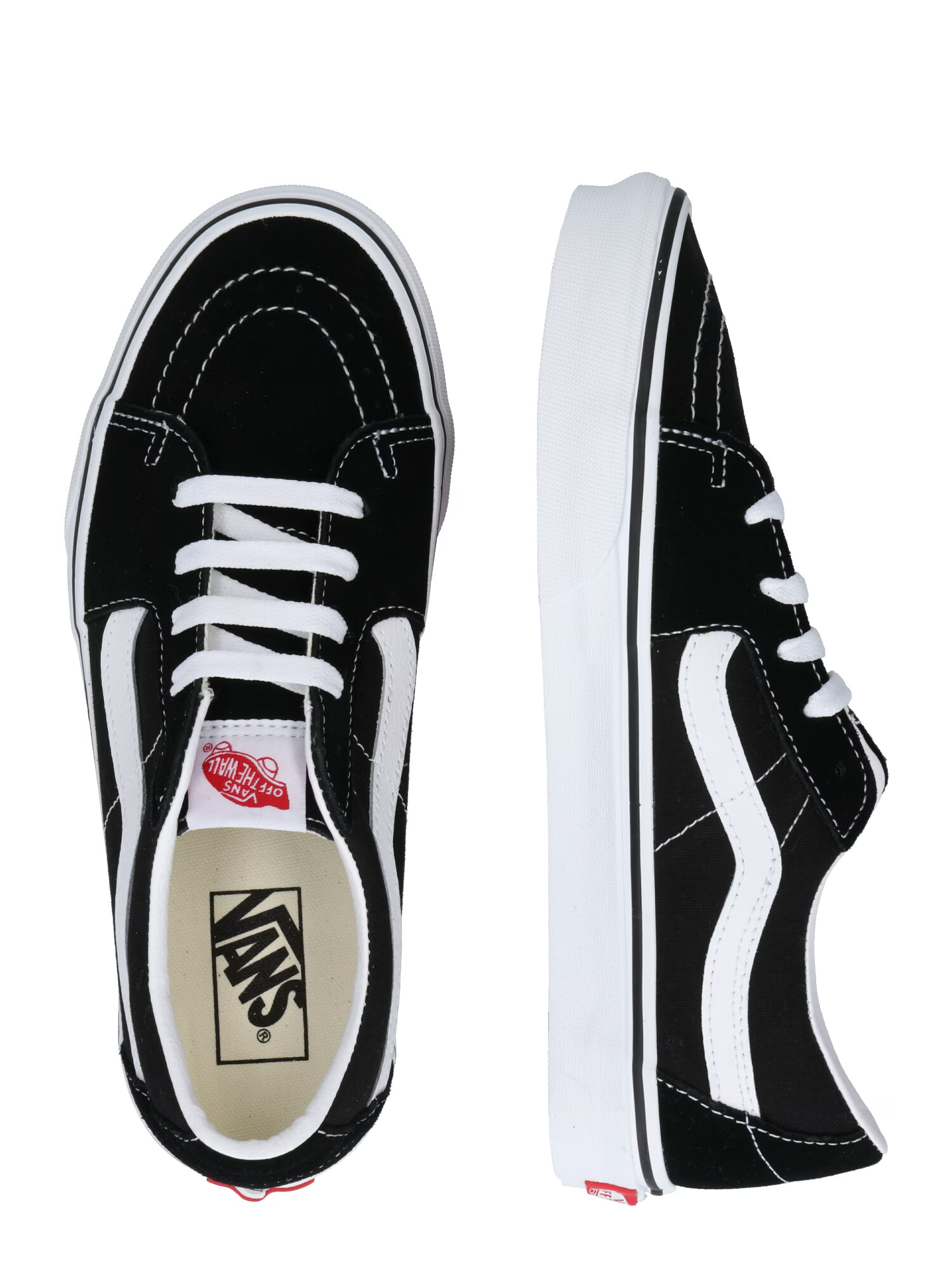 VANS Sneaker low 'SK8-Low' negru / alb - Pled.ro