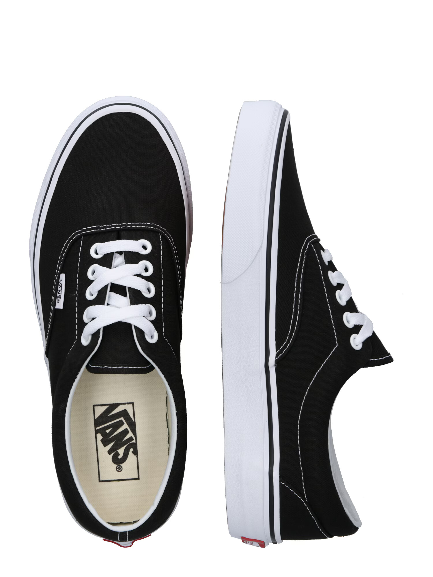 VANS Sneaker low 'Era' negru / alb - Pled.ro