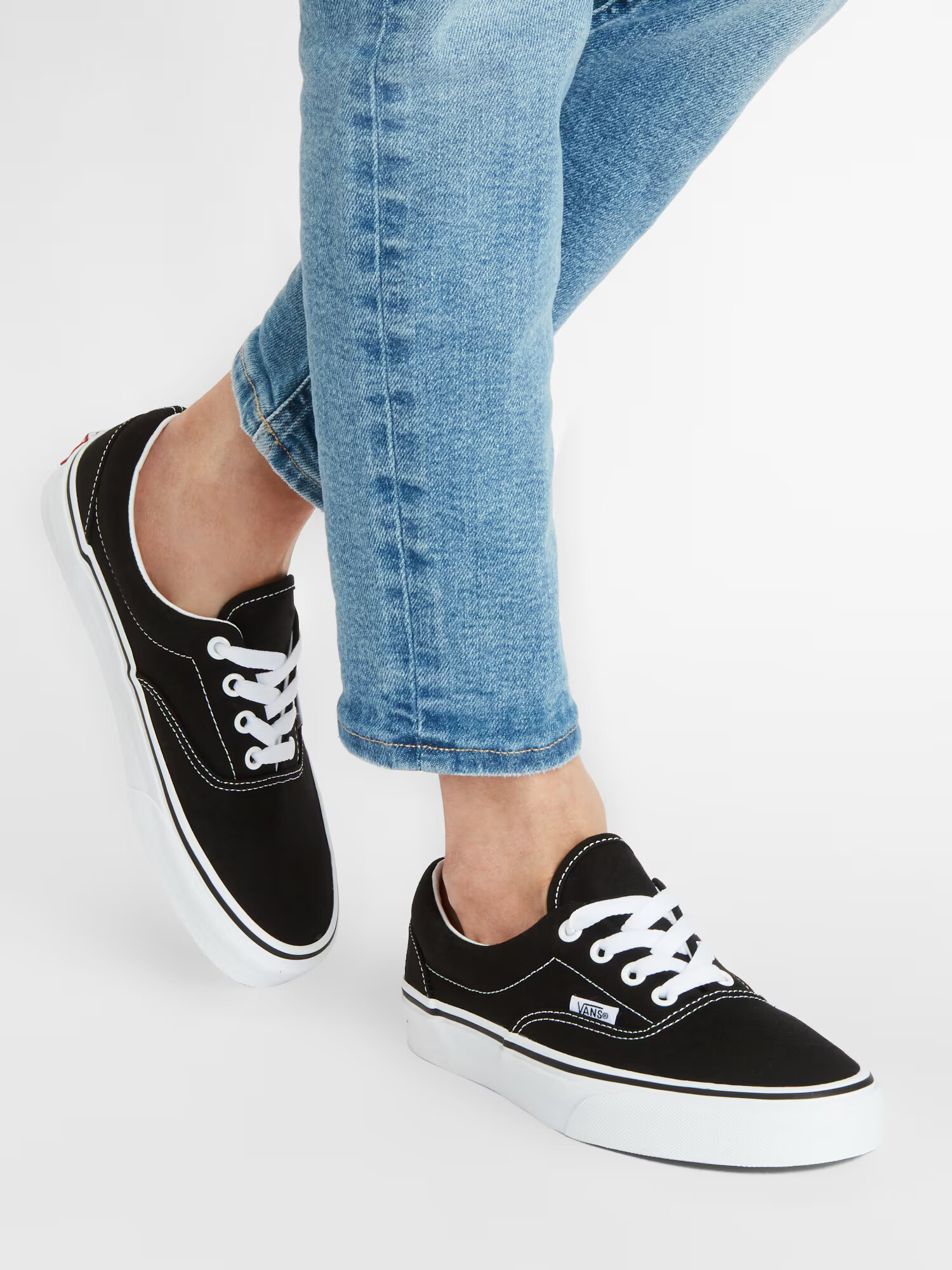 VANS Sneaker low 'Era' negru / alb - Pled.ro