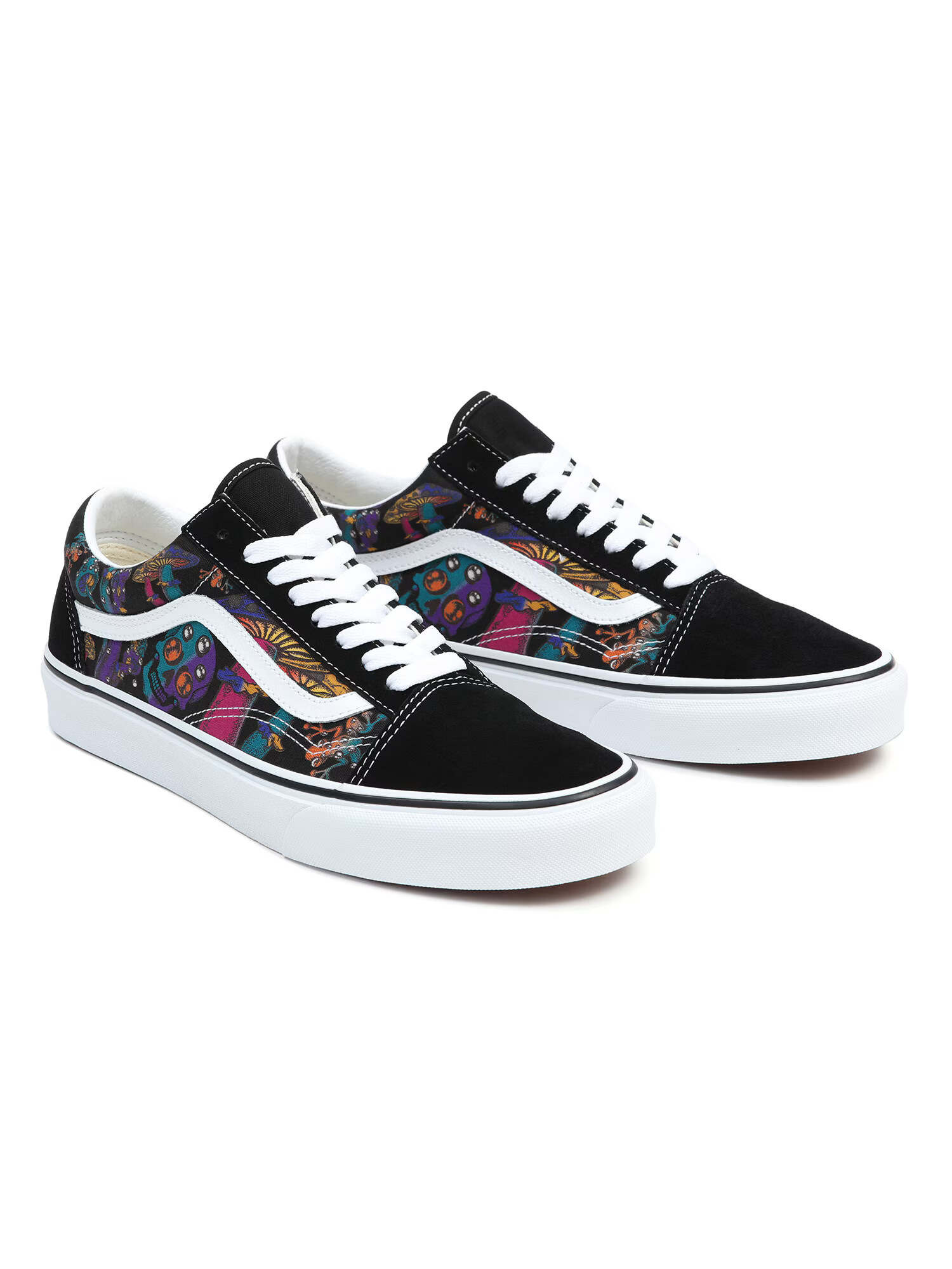 VANS Sneaker low 'UA Old Skool' albastru / galben / roz / negru / alb - Pled.ro