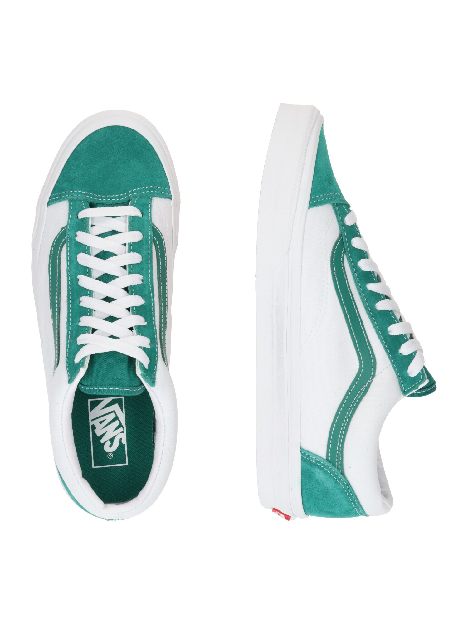 VANS Sneaker low verde smarald / alb - Pled.ro