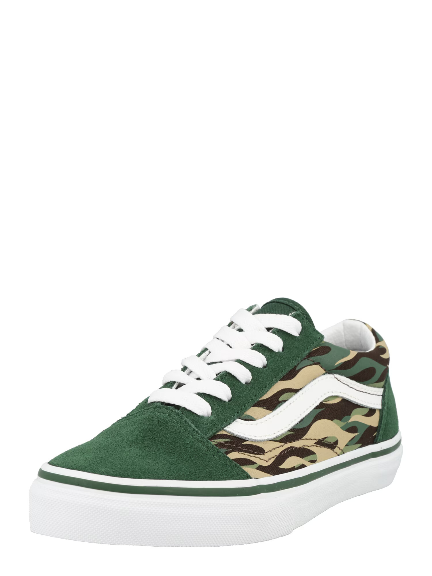 VANS Sneaker nisipiu / maro închis / verde smarald / alb - Pled.ro