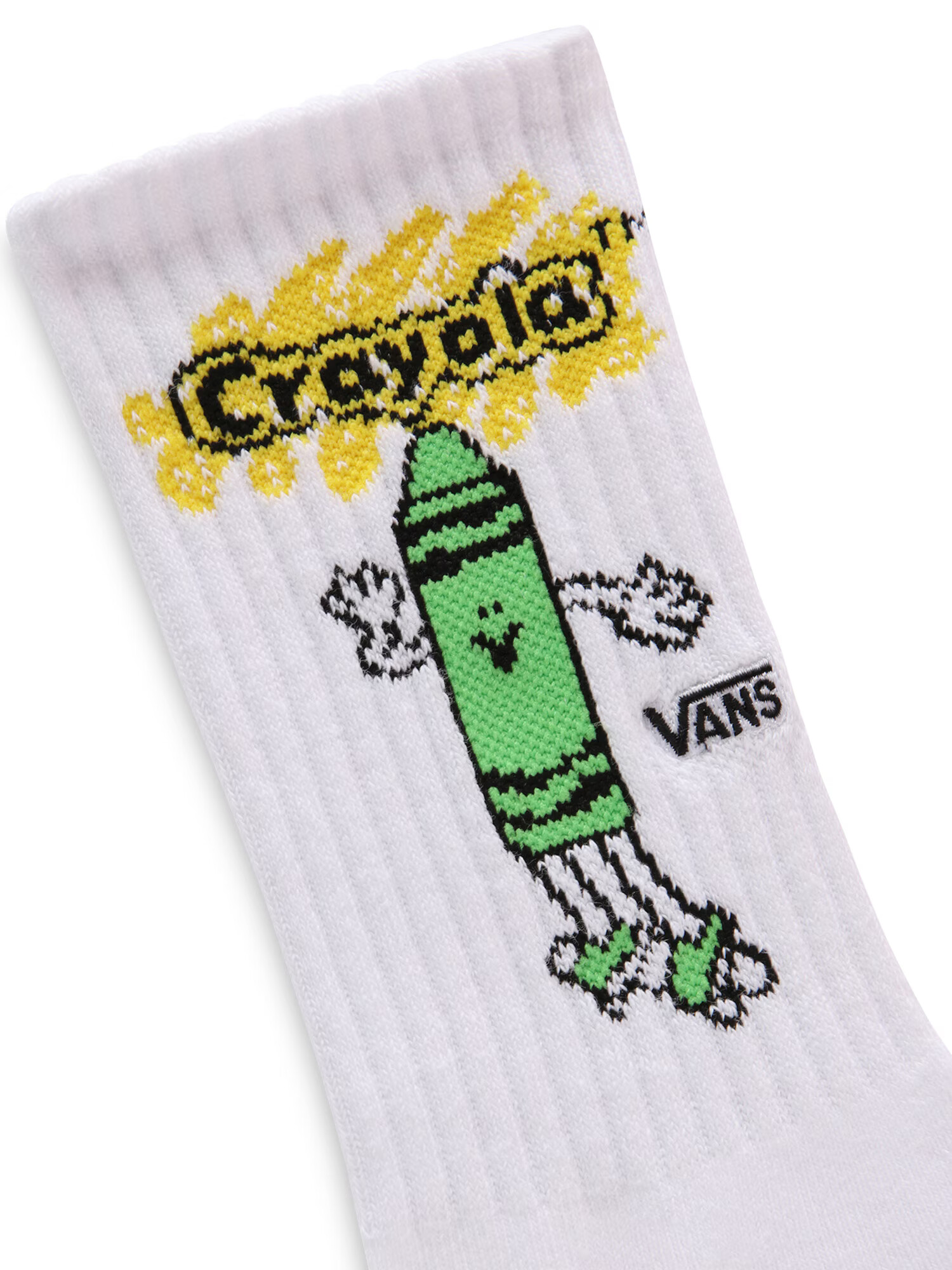 VANS Șosete 'Crayola' verde / negru / alb - Pled.ro