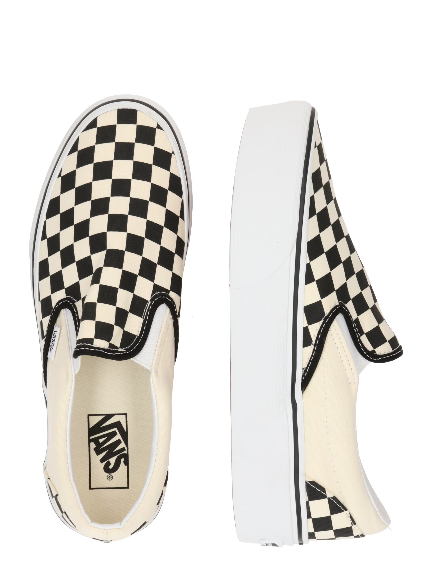 VANS Teniși crem / negru / alb - Pled.ro