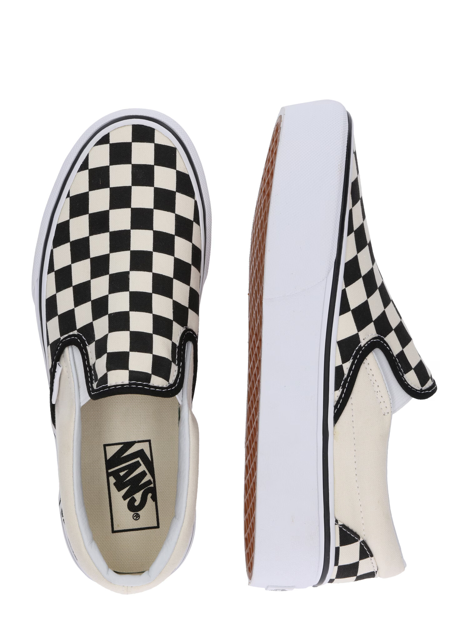 VANS Teniși 'UA Classic Slip-On' negru / alb - Pled.ro