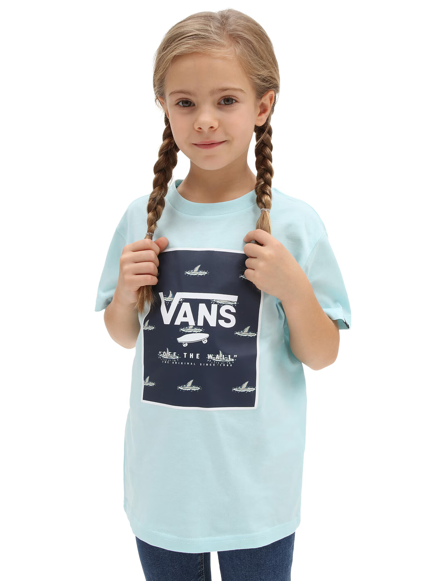 VANS Tricou albastru noapte / albastru deschis / alb - Pled.ro