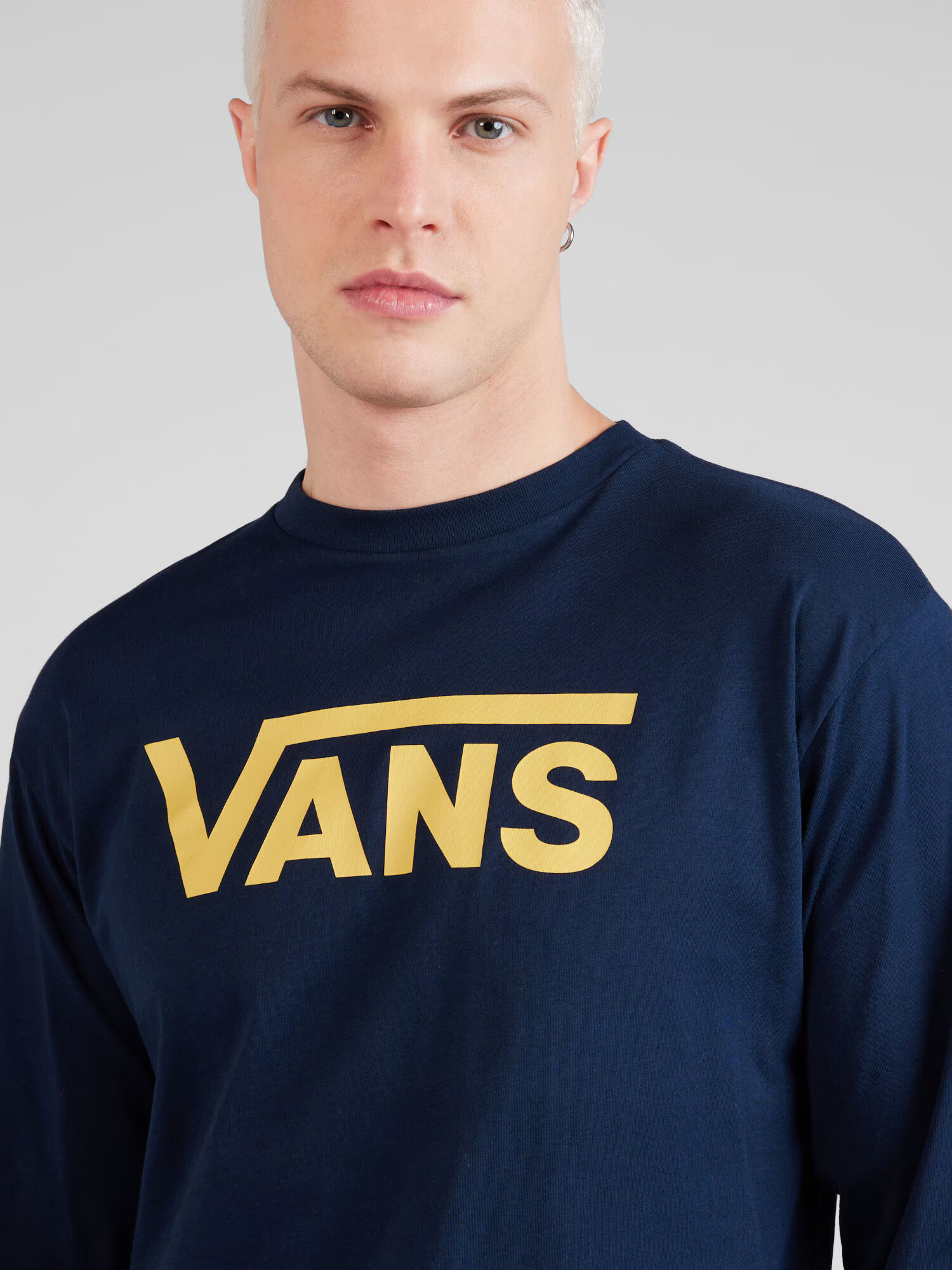 VANS Tricou 'Classic' bleumarin / galben - Pled.ro