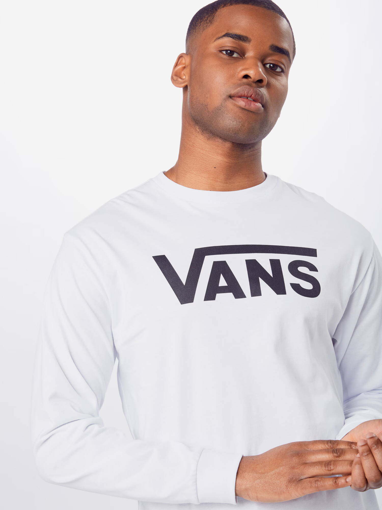 VANS Tricou 'Classic' negru / alb - Pled.ro